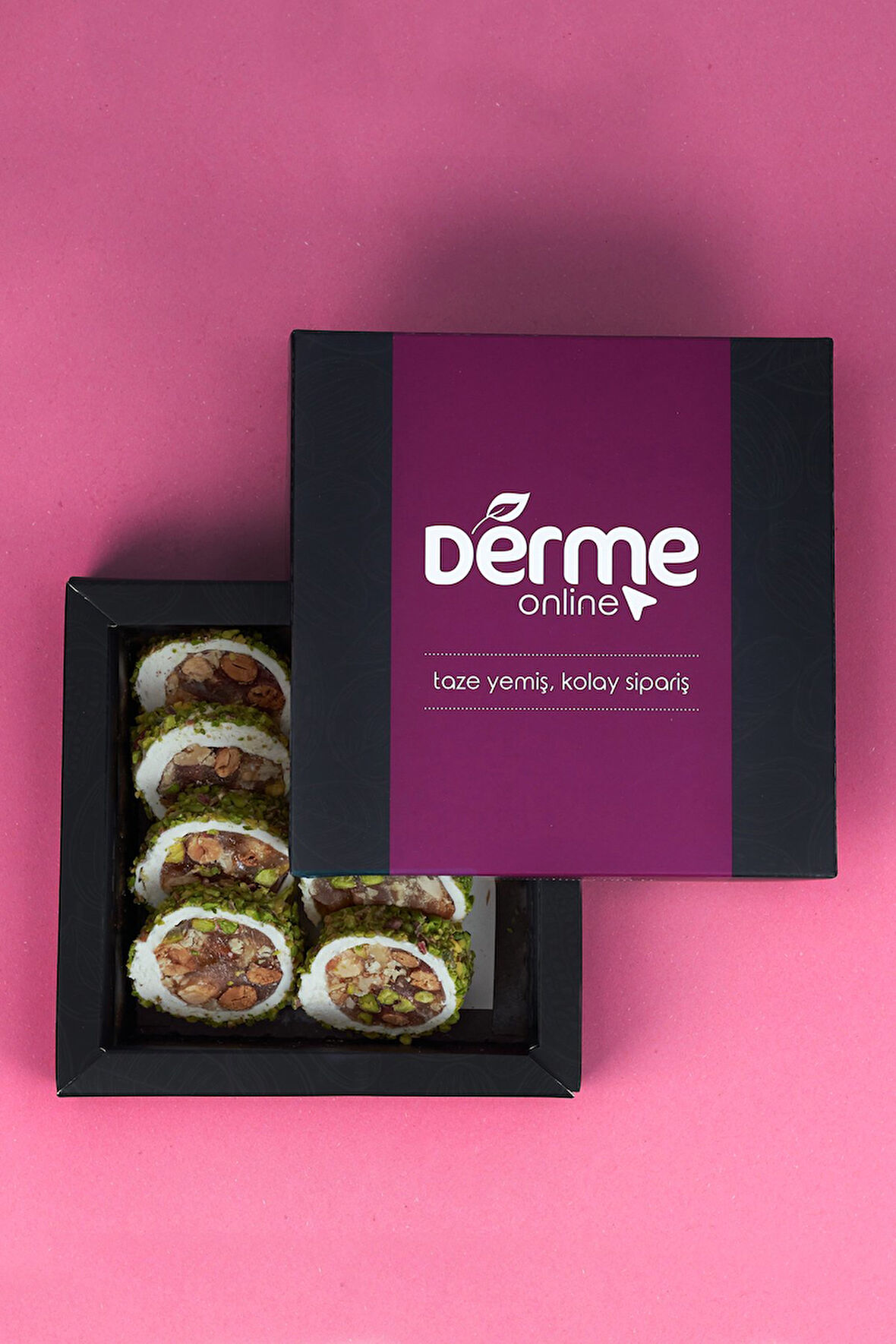 Sarma  Lokum  Atom (Badem, Fındık, Ceviz, Antep Fıstık) 300 Gram