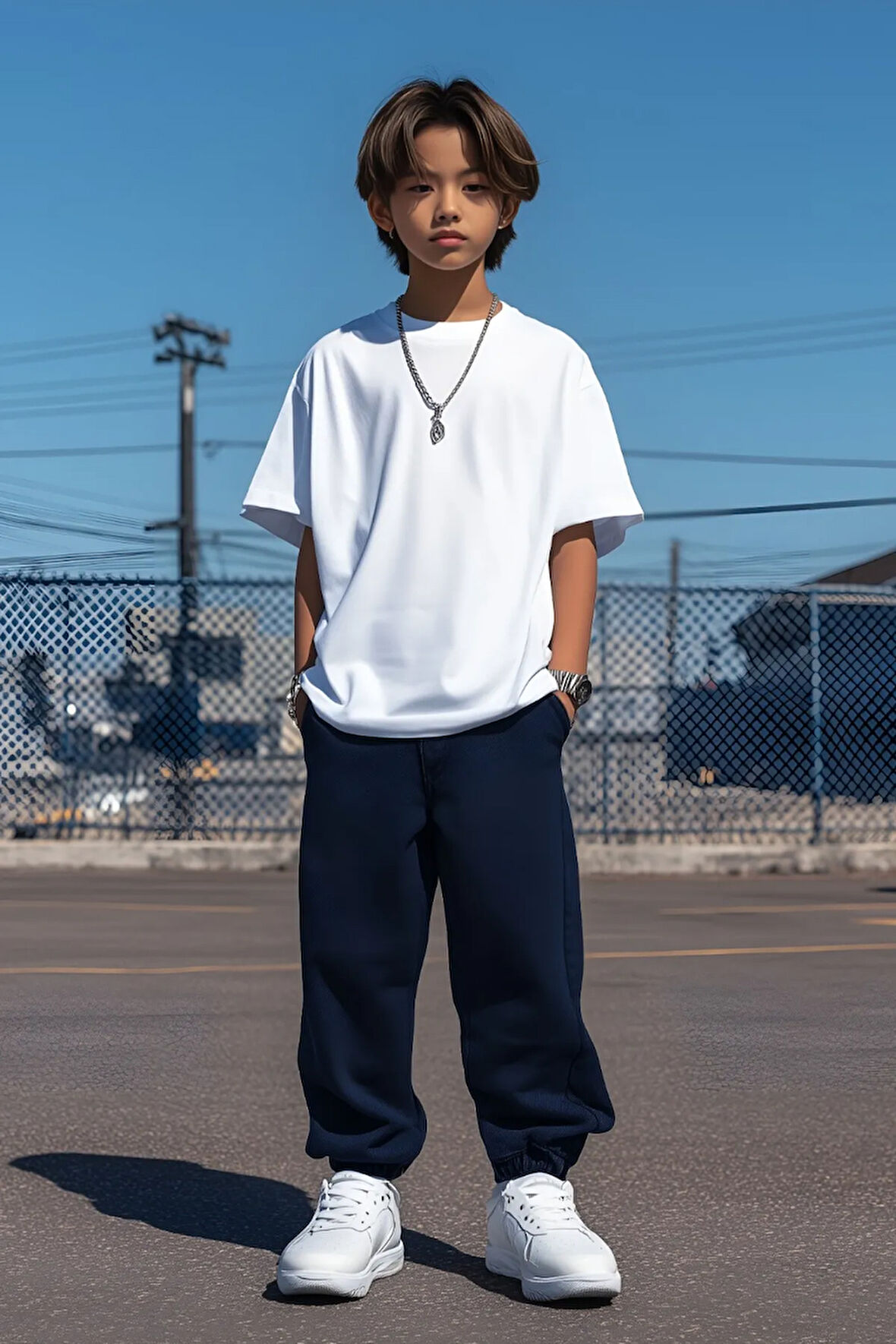 Beyaz Çocuk T-shirt Unisex | %100 Pamuk |