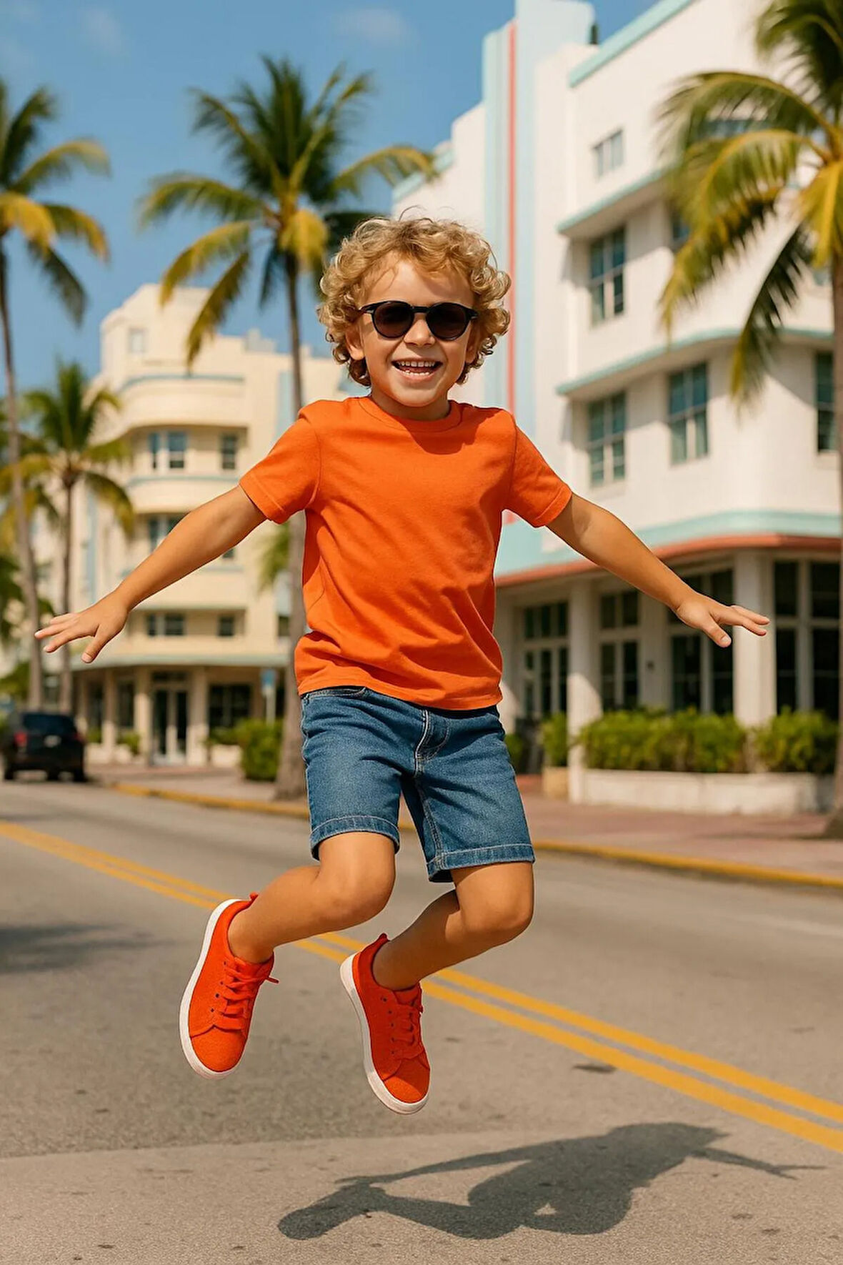 Oranj Çocuk T-shirt Unisex | %100 Pamuk |