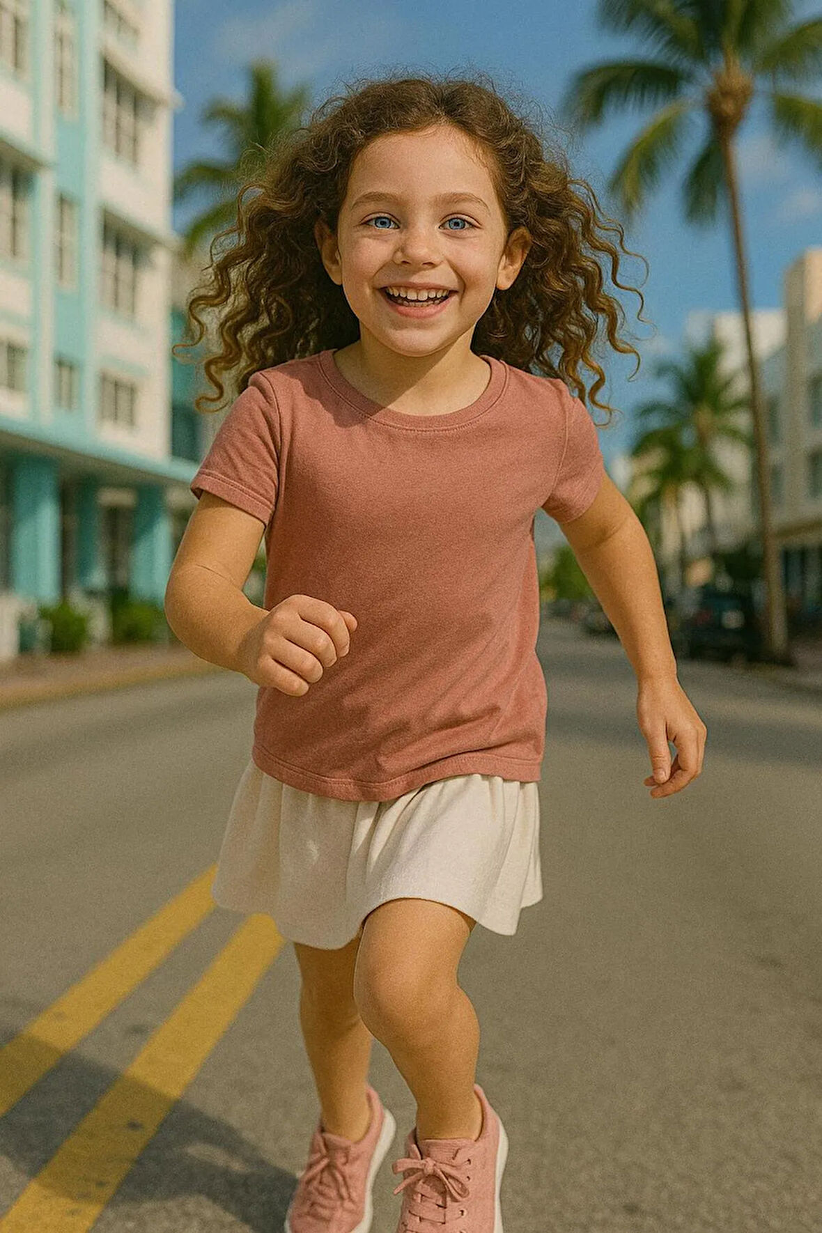 Mercan Çocuk T-shirt Unisex | %100 Pamuk |