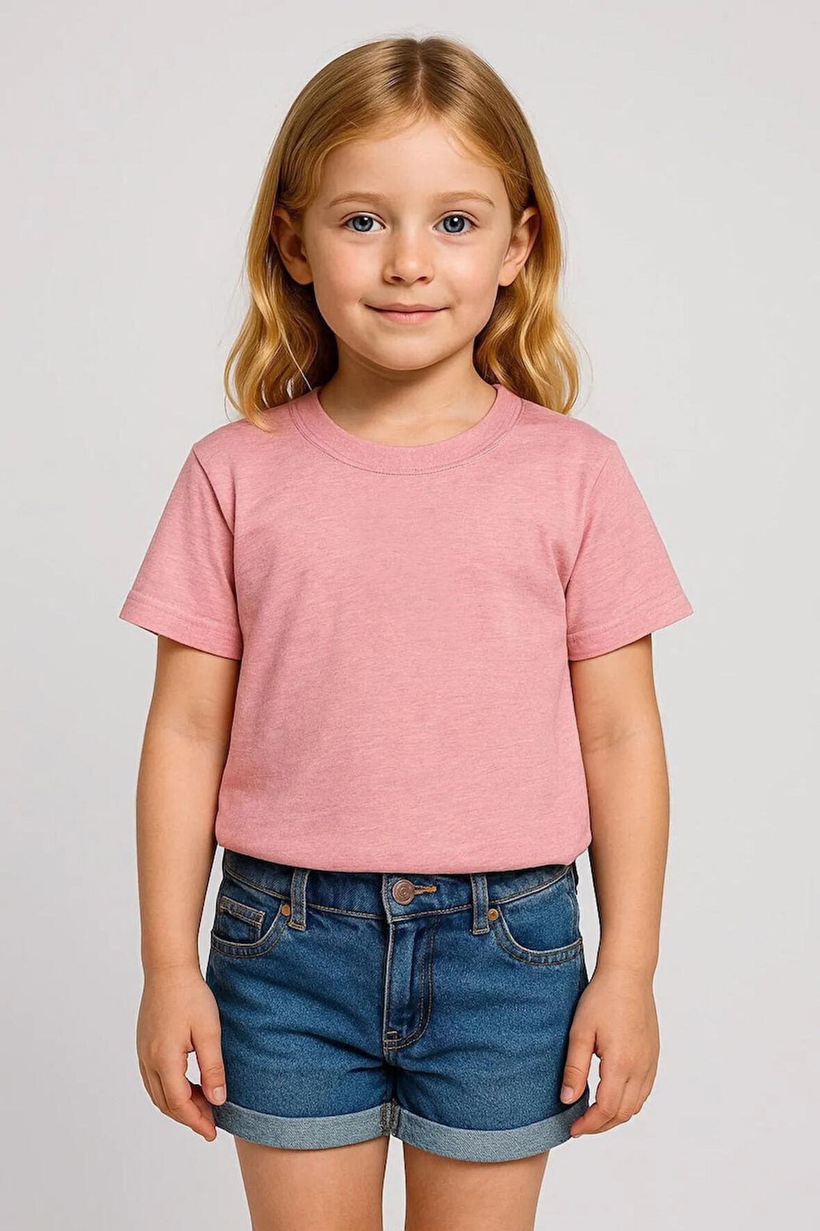 Pembemelanj Çocuk T-shirt Unisex | %100 Pamuk |