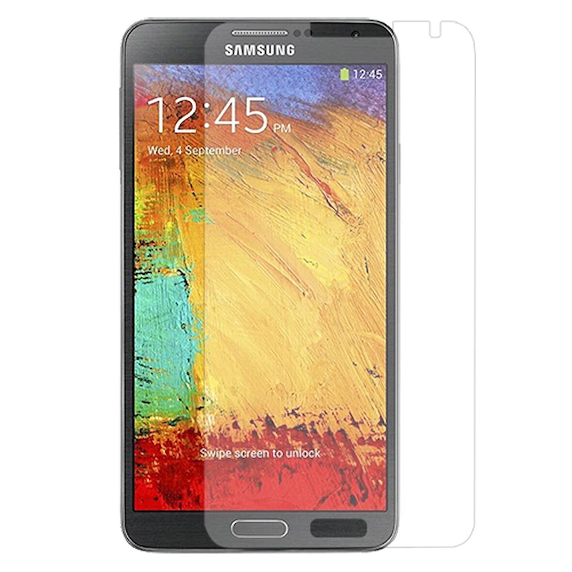 Galaxy Note 3 N9000 ile Uyumlu Şeffaf Ekran Koruyucu 1 Adet