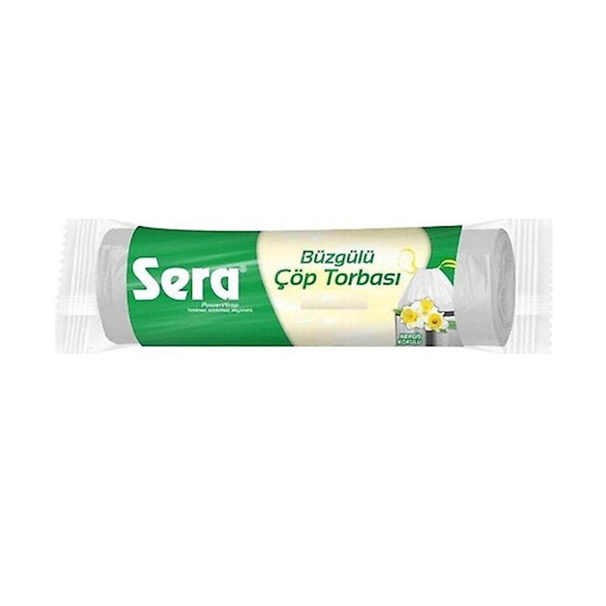 Sera Çöp Torbası Büzgülü Büyük Nergis 15'li (2'li)