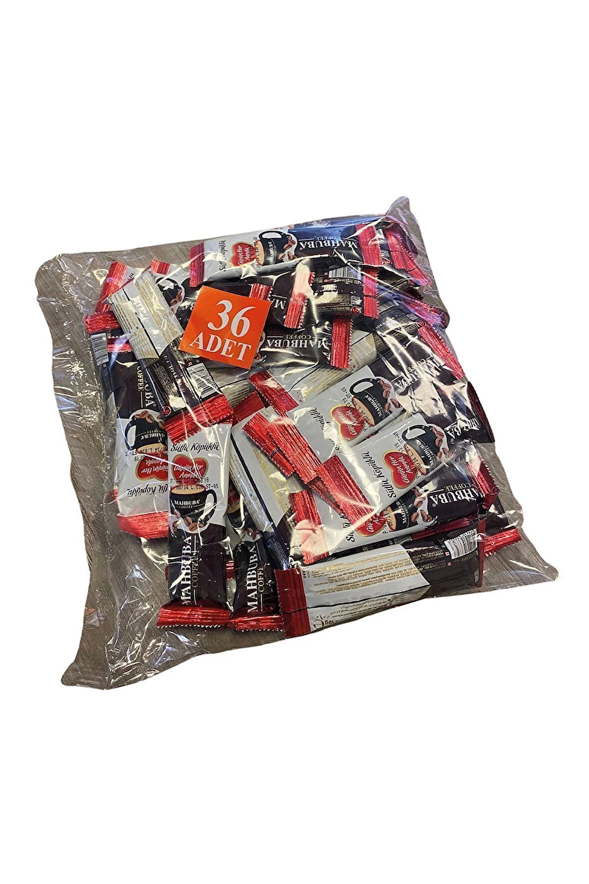 Mahbuba 3ü1 Arada Sütlü Köpüklü 36x10gr Mini Küçük Boy Ikramlık Otobüs Hazır Kahve Poşet
