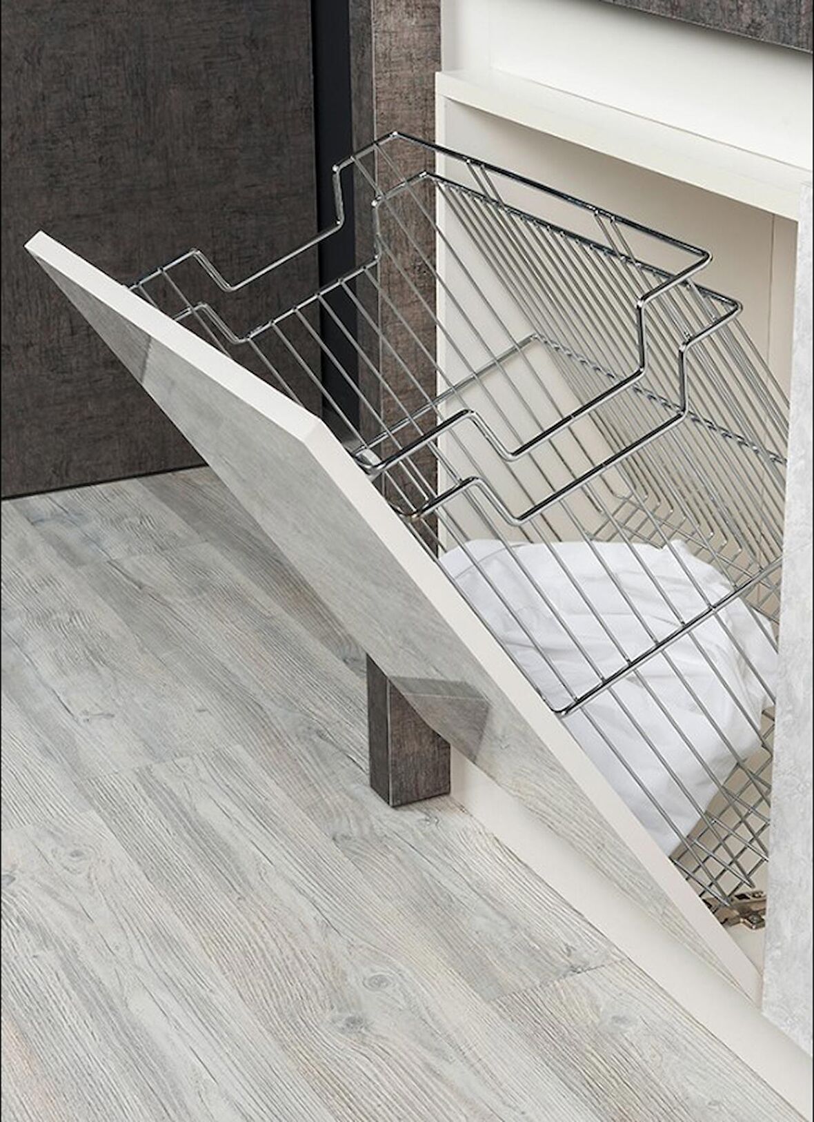 Starax 8114 Krom Askılı Çamaşır Sepeti 380X290X500