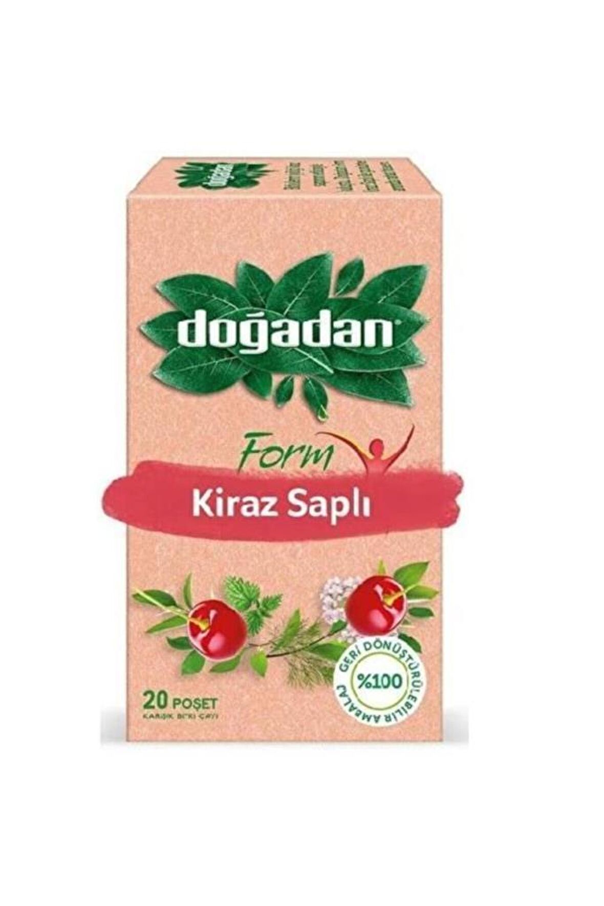 Doğadan Form Kiraz Saplı Çay 20'li 36 gr