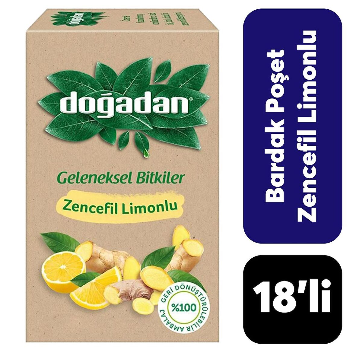 .Doğadan 18'li Zencefil Limonlu