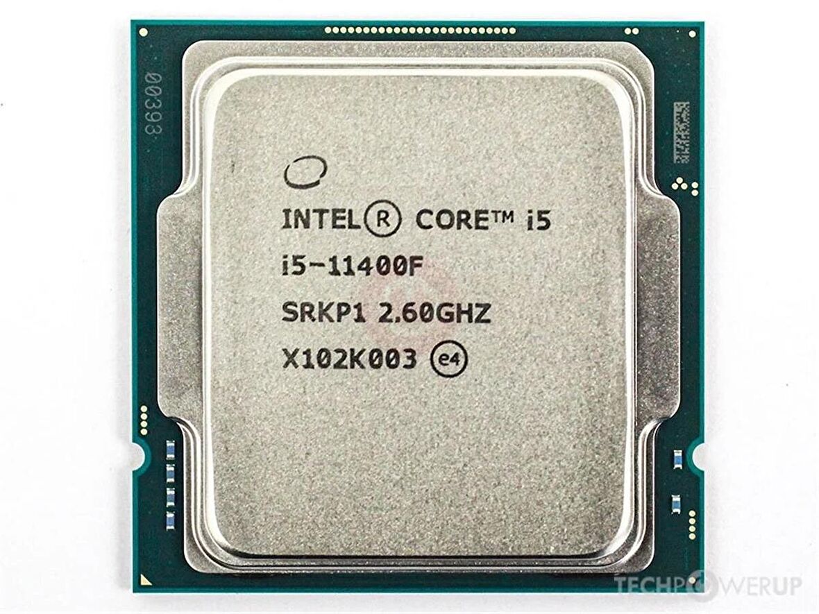 INTEL CORE I5 11400F TRAY 2.60GHZ 6 ÇEKIRDEK 12MB ÖNBELLEK SOKET 1200 KUTUSUZ IŞLEMCI