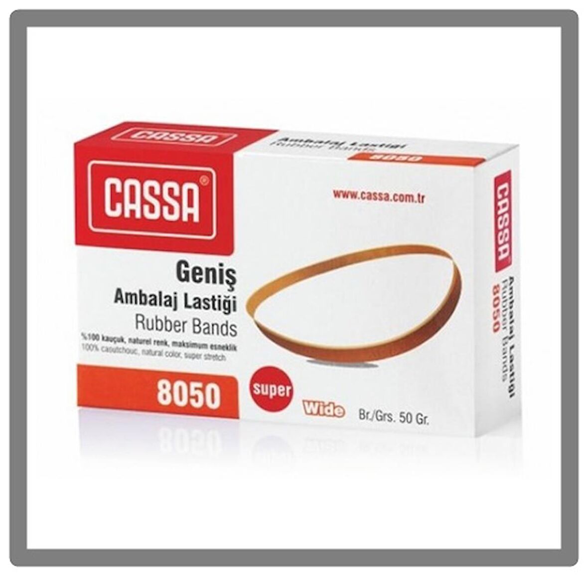 Cassa Ambalaj Lastiği Geniş 50Gr