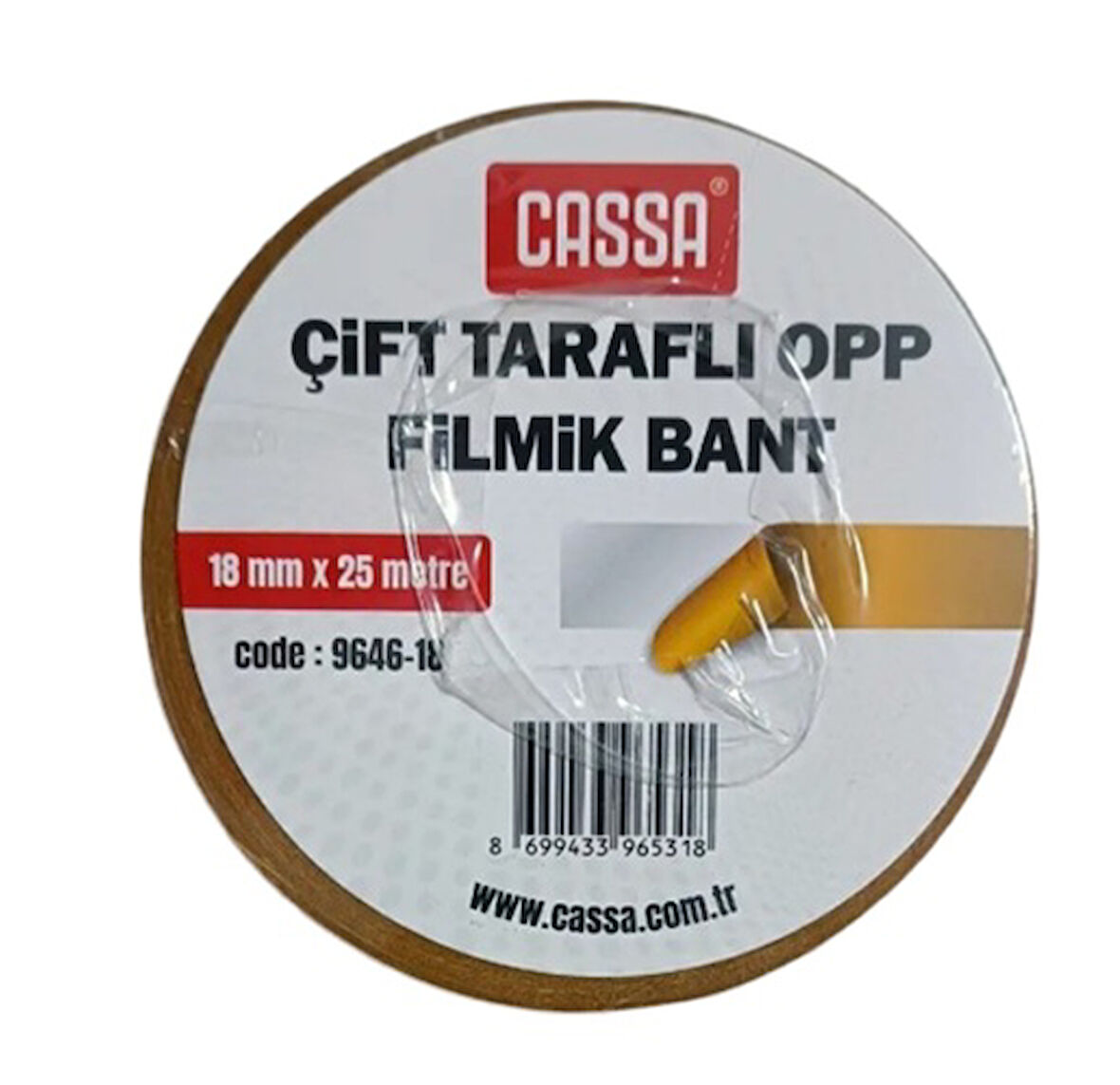 Cassa Çift Taraflı Bant 18Mmx25M - 3 adet