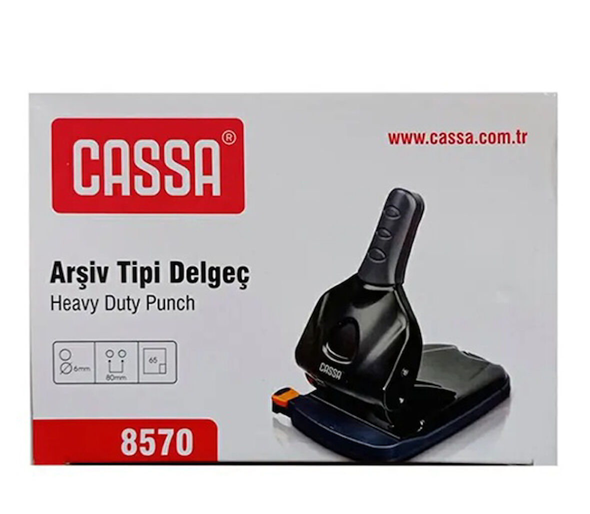 Cassa Arşiv Tipi Delgeç Siyah 65 Sayfa