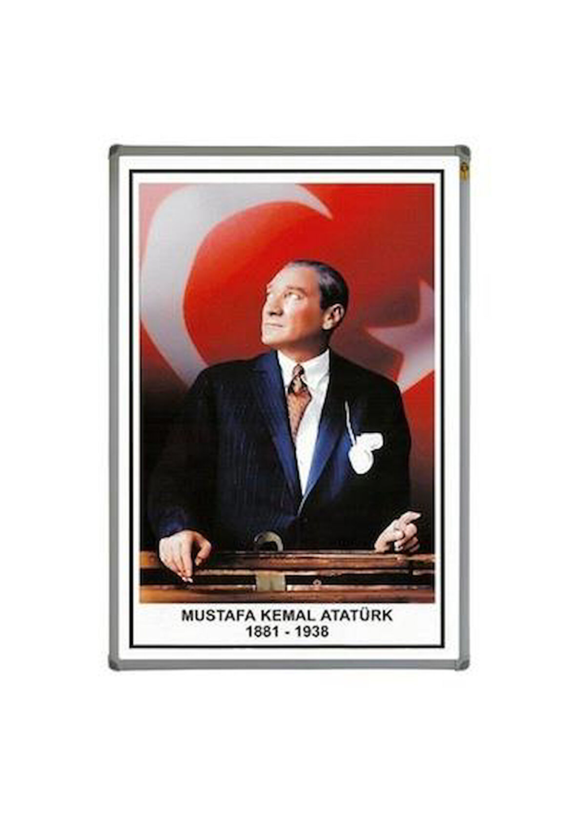 PANDA ATATÜRK PORTRESİ MDF ÇERÇEVE 35X50