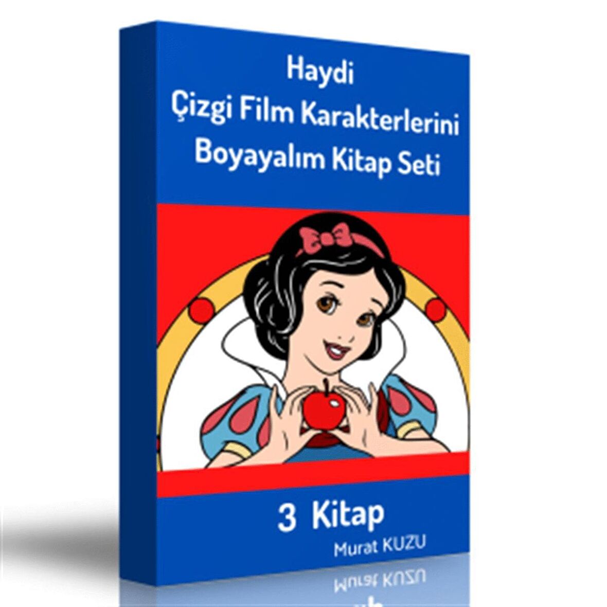 Haydi Çizgi Film Karakterlerini Boyayalım Kitap Seti