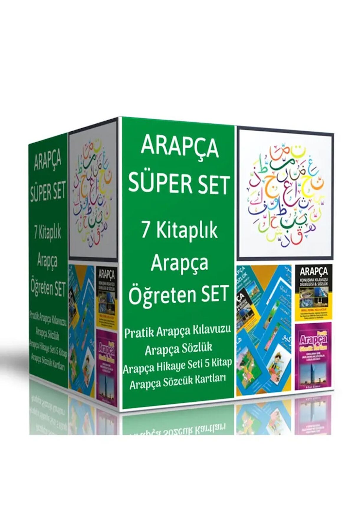 Arapça Öğreten Kitap Seti 7 Kitap + Dil Kartları