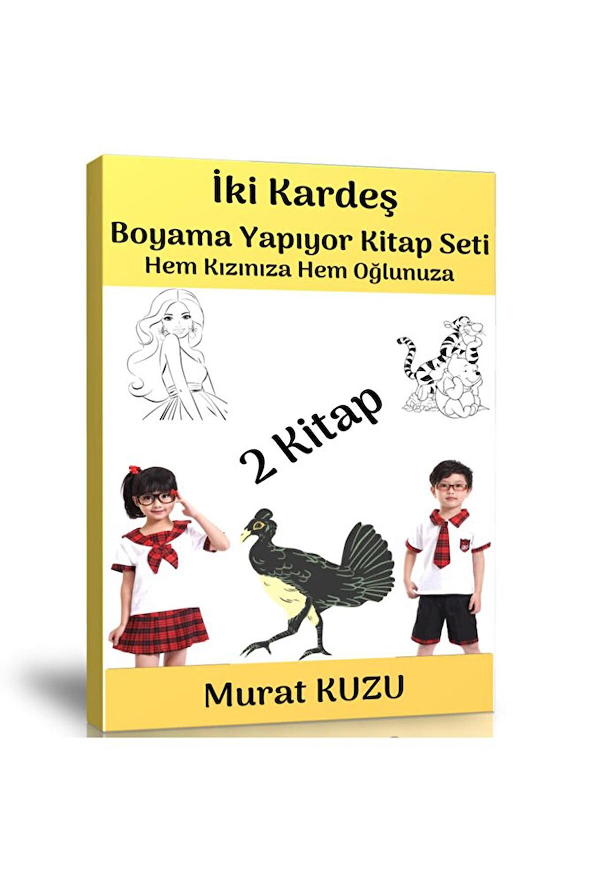 Iki Kardeş Boyama Yapıyor Kitap Seti (2 Kitap)