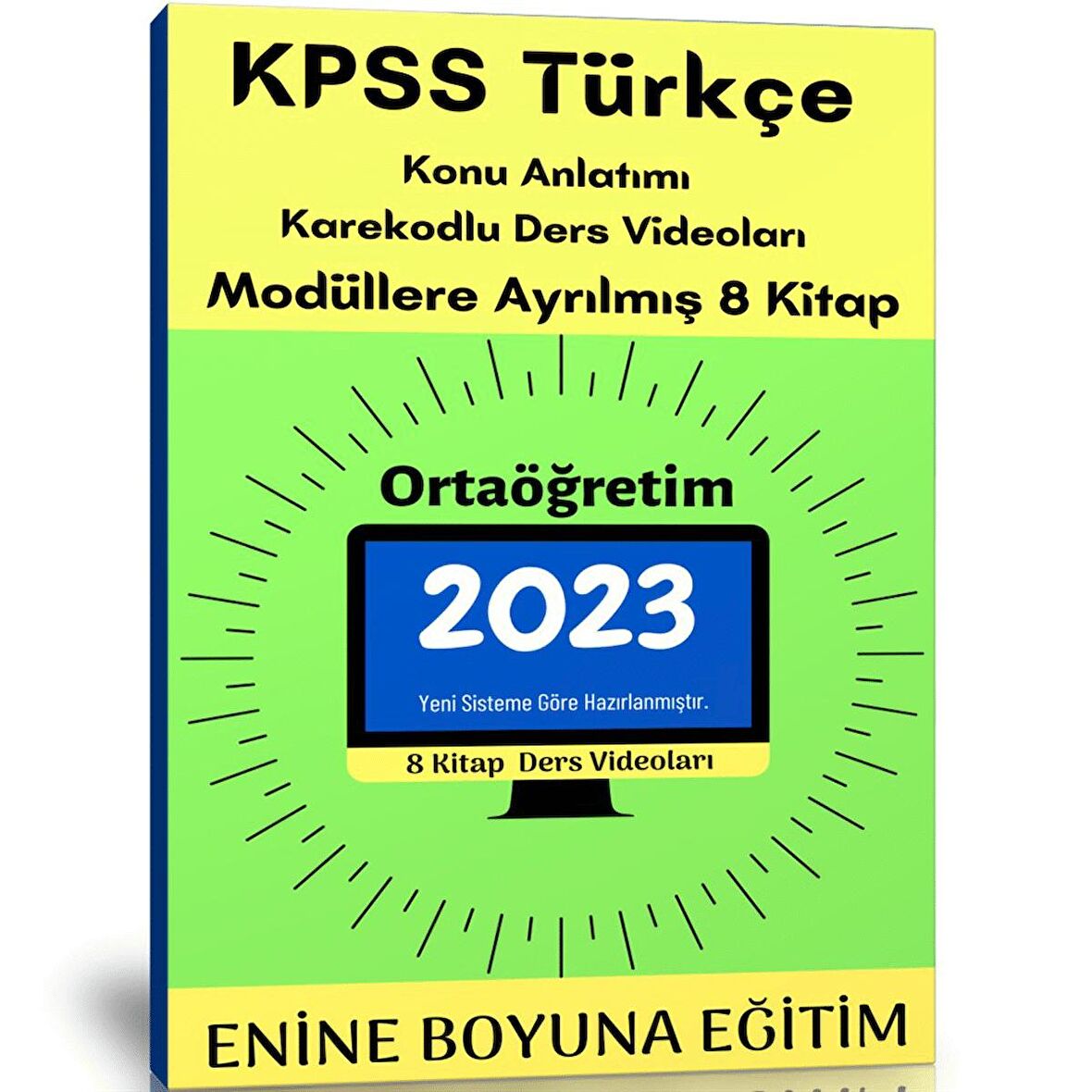 2023 KPSS Türkçe Ortaöğretim Modüler Kitap Seti