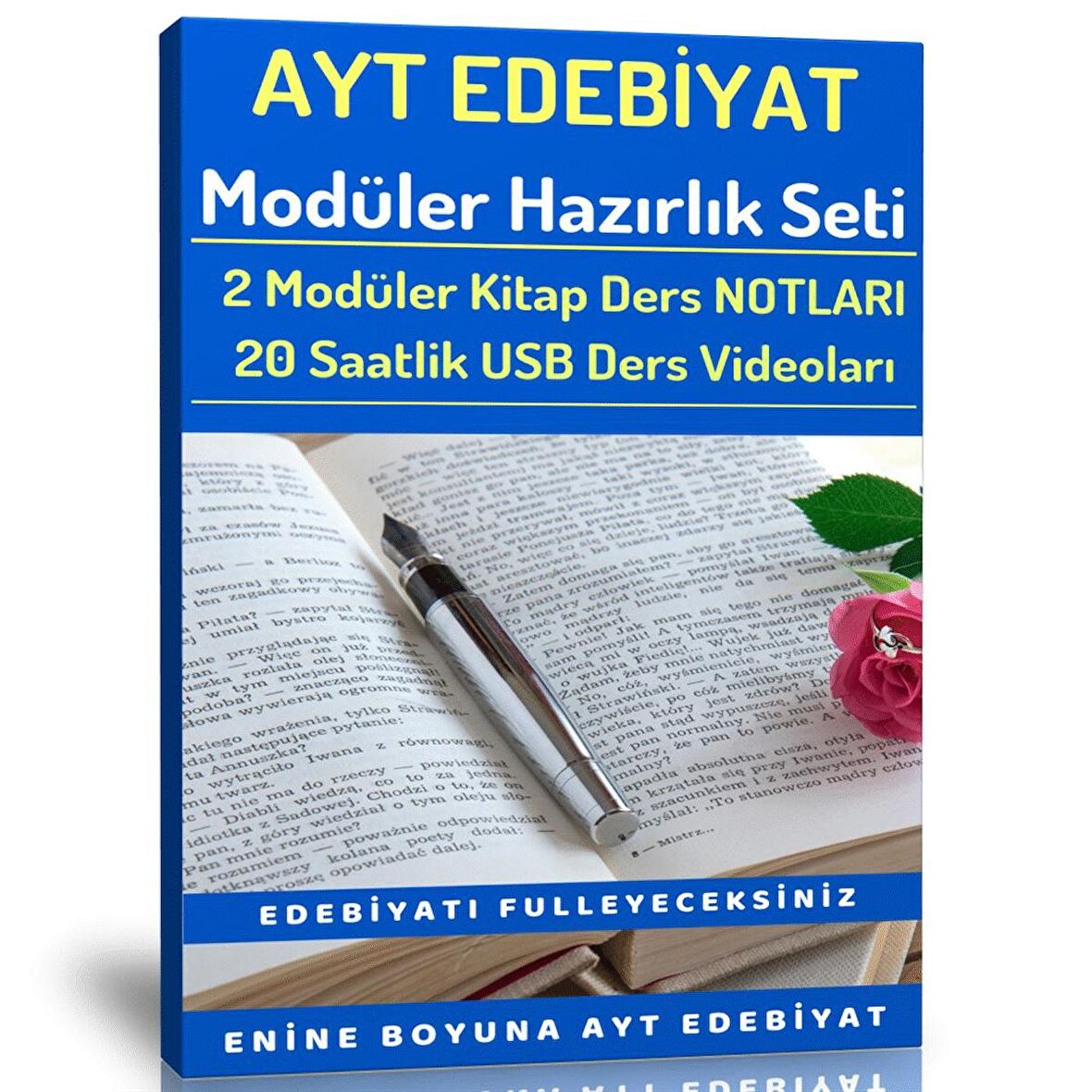 2023 AYT Edebiyat Modüler Seti (2 Kitap + 20 Saatlik Özel Anlatım