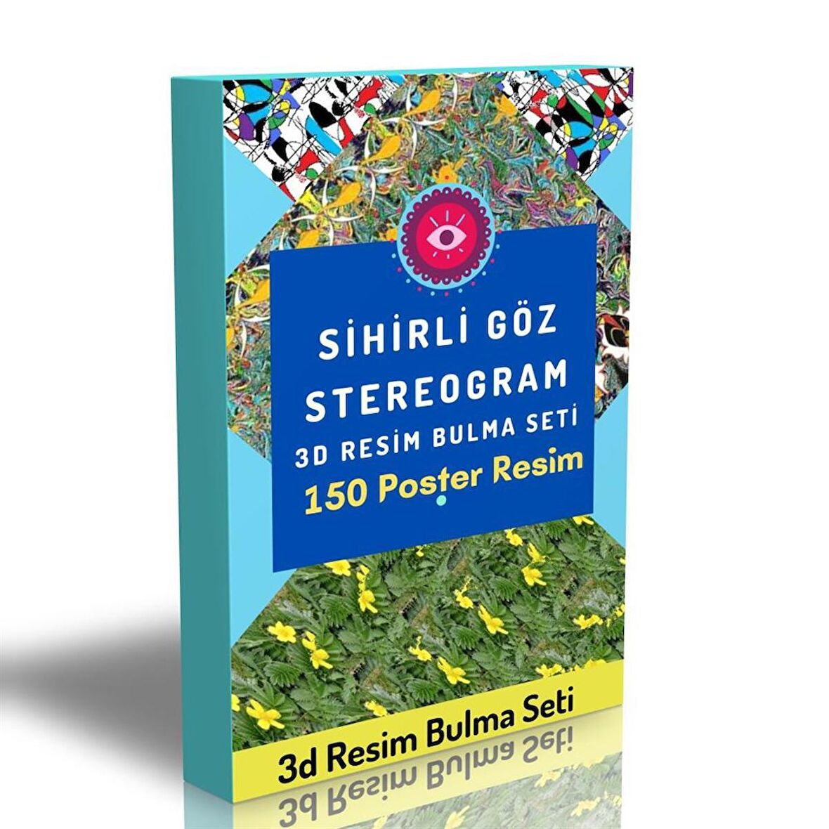 Stereogram (Magic EYE) Zeka Geliştirme Ful Seti (150 Poster Resim)