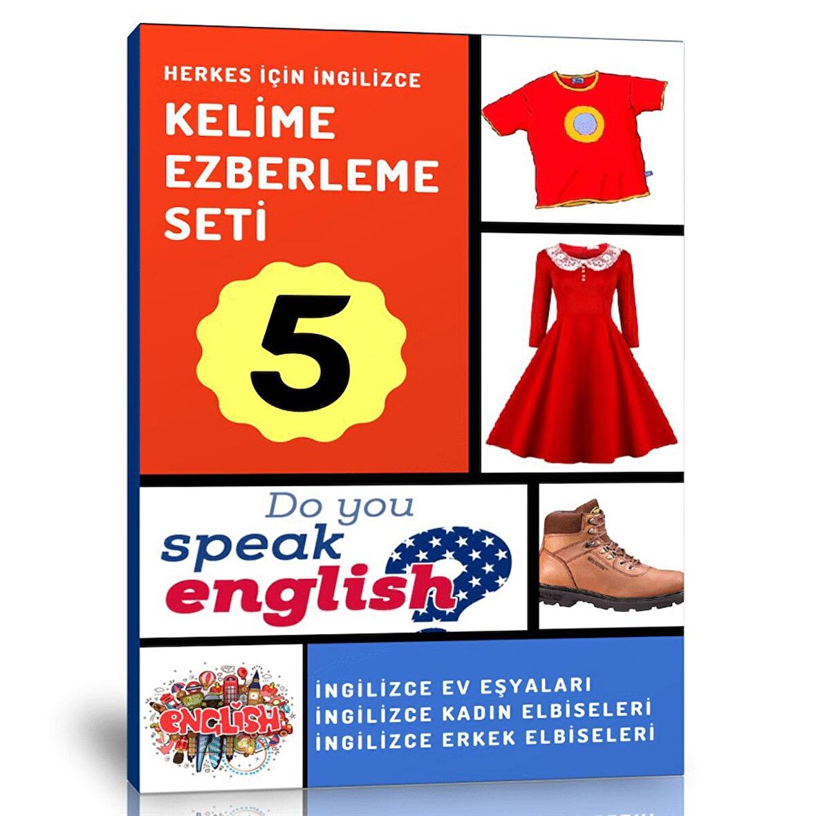 Herkes İçin İngilizce Kelime Ezberleme Modül Kitabı-5