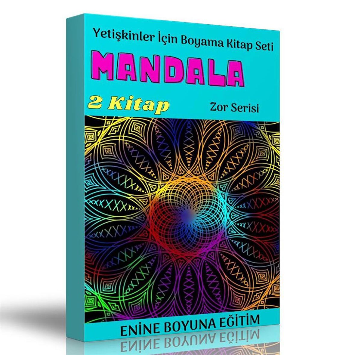 Yetişkinler İçin Boyama Kitap Seti (Zor Seviye)