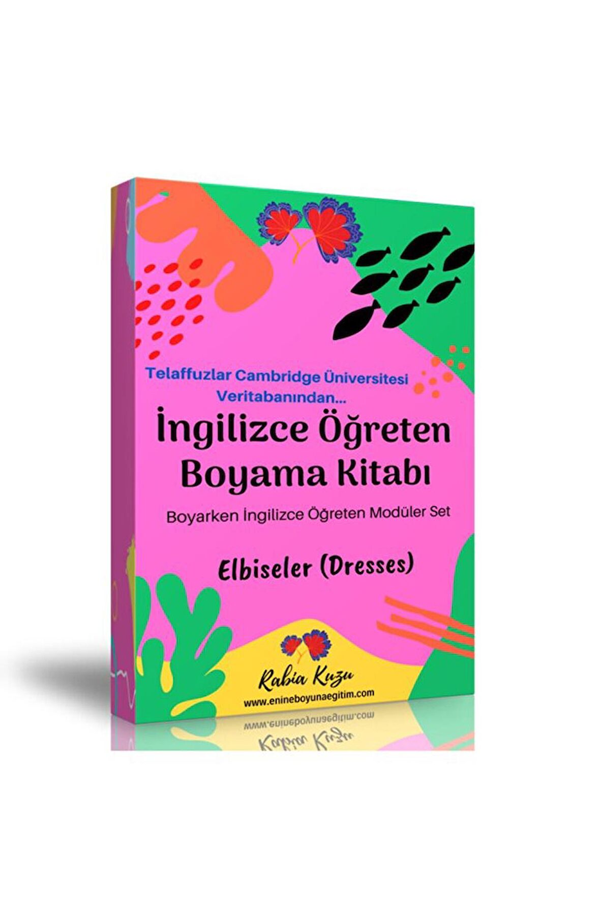 Ingilizce Öğreten Boyama Kitabı (elbiseler)