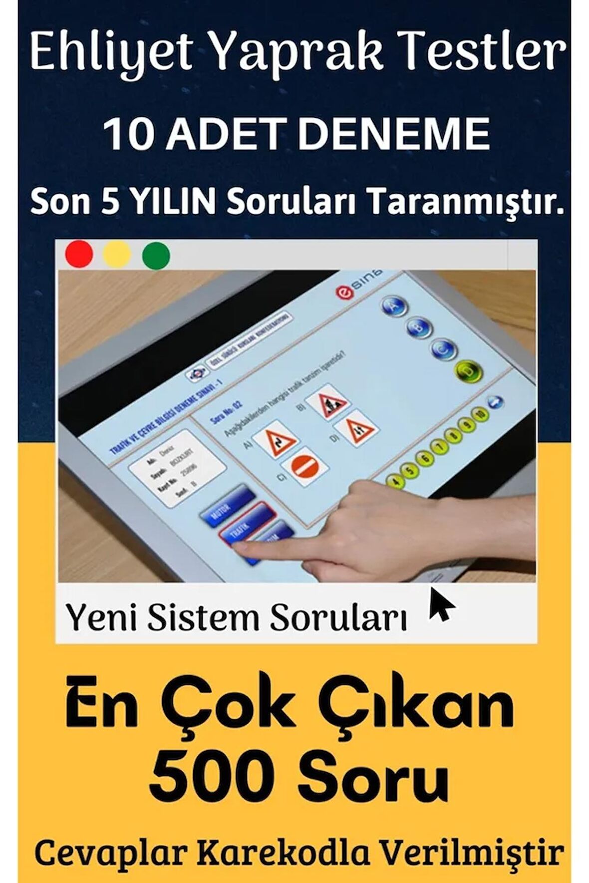 10’lu Ehliyet Deneme Yaprak Test