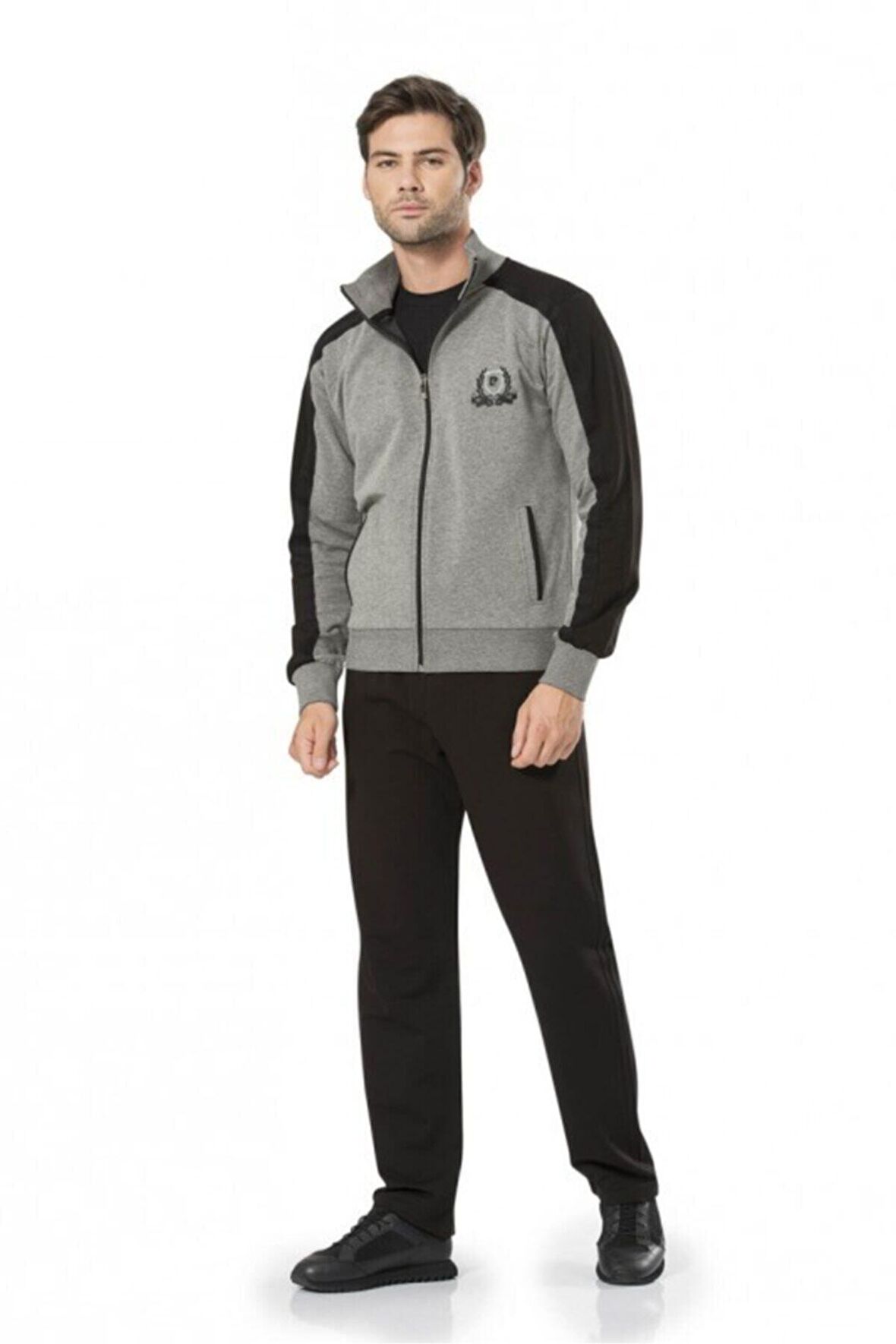 Gri 5 Parçalı Eşofman Ve Pijama Takım 7205 Pc-7205
