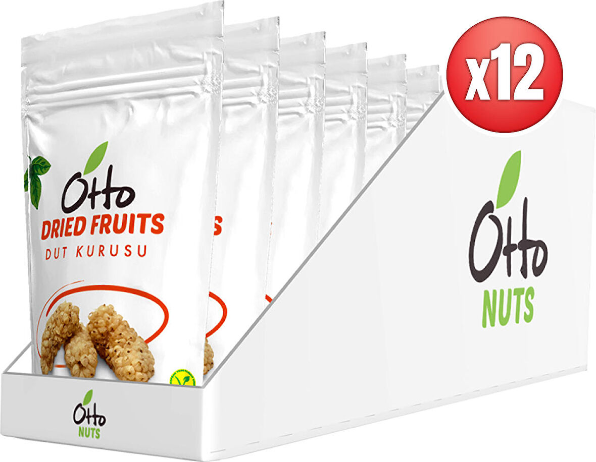 Otto Dried Fruits Vegan Dut Kurusu 12 x 35 g