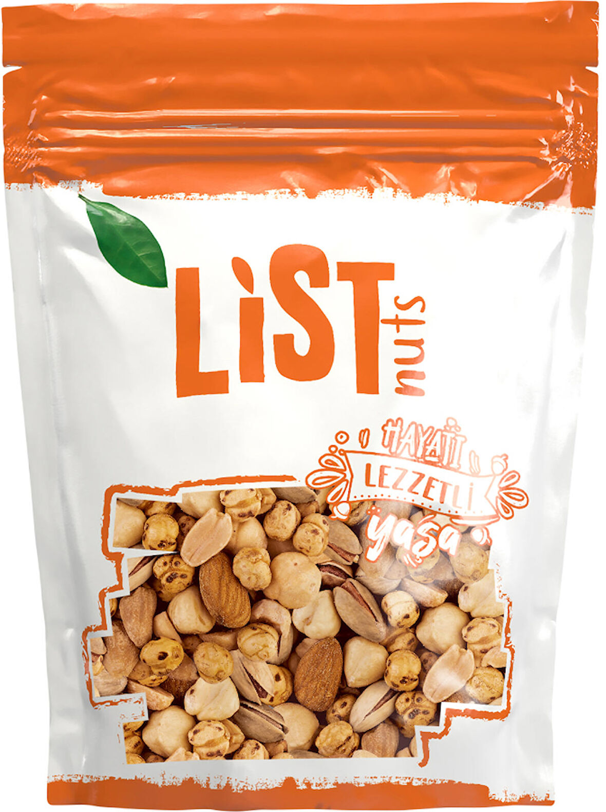List Nuts Kavrulmuş Karışık Kuruyemiş 1 Kg