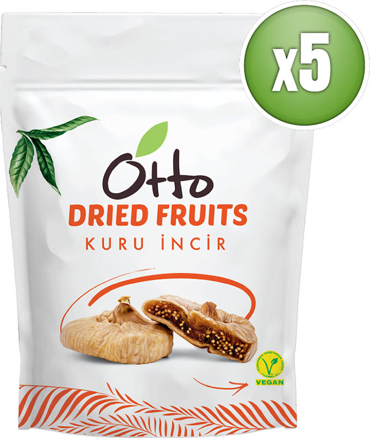 Otto Dried Fruits Vegan Kuru İncir 5 x 150 g