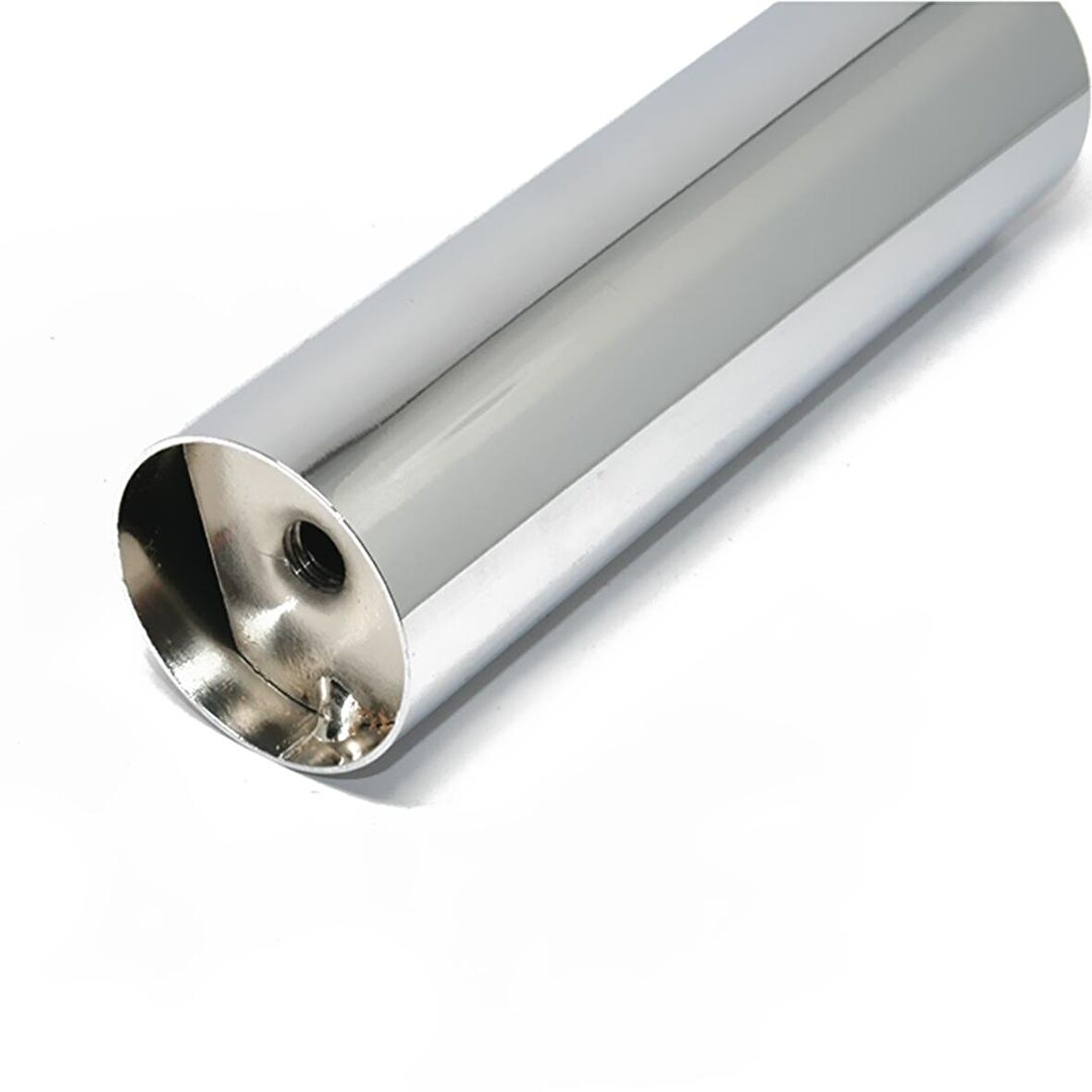 Kapsan Metal Raf Bağlantı Ayağı Parçası Krom Ø:42Mm H:15Cm