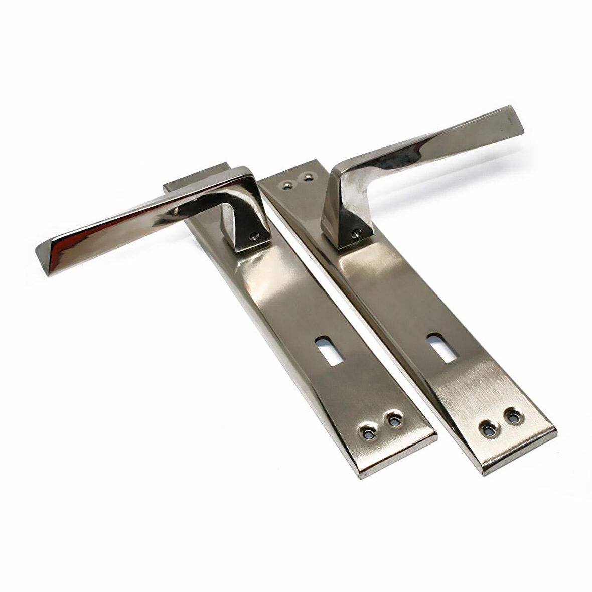 Özen Kapı Kolu Piramit Oda Alm Nikel Saten Aynalı Sar 90Mm