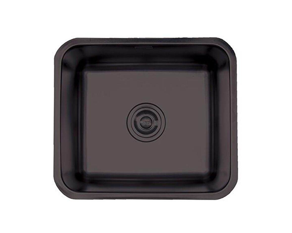 Crauf Lavello Eviye 490x440X190Mm Pvd Füme Siyah