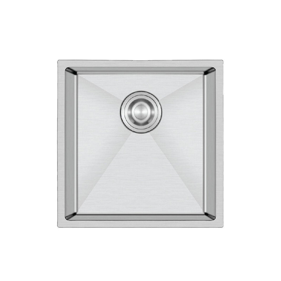 Crauf Stella 4444 Inox 40x40 El Yapımı Paslanmaz Çelik Mutfak Eviyesi