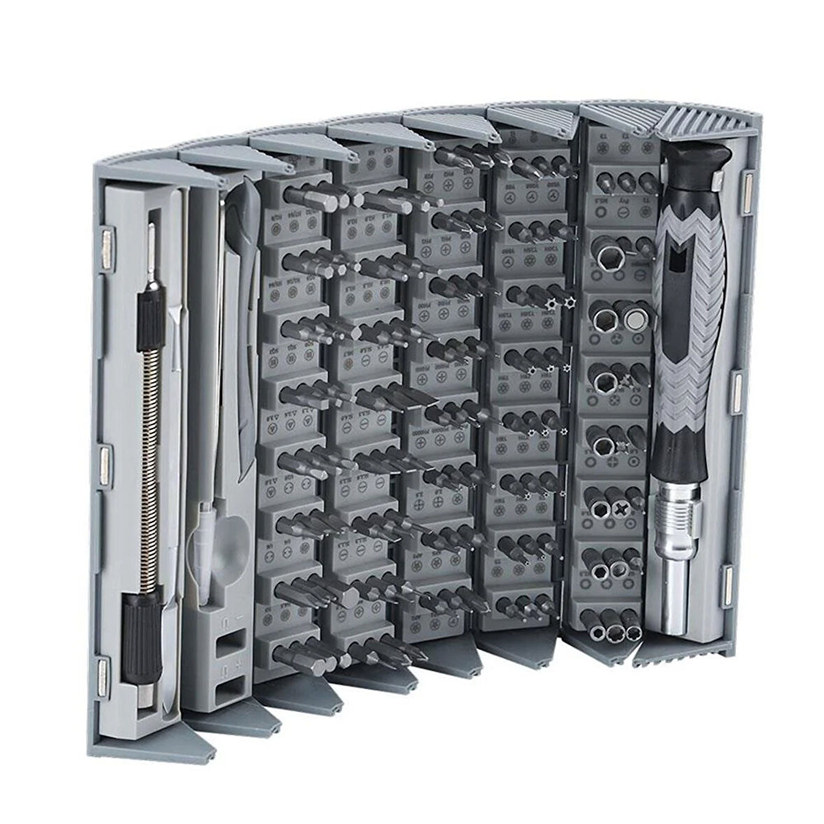 Uf-Tools Manyetik Hassas Tornavida Seti 126 Parça CRV Çelik