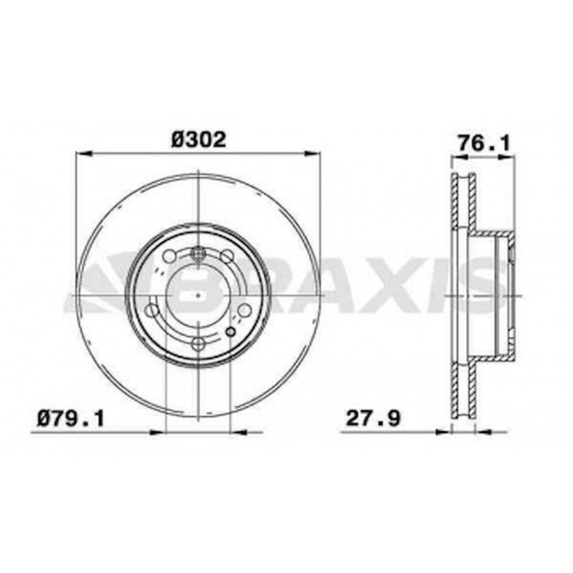 Bmw Fren Diski On Bmw E34 E32 - Braxıs Ad1064