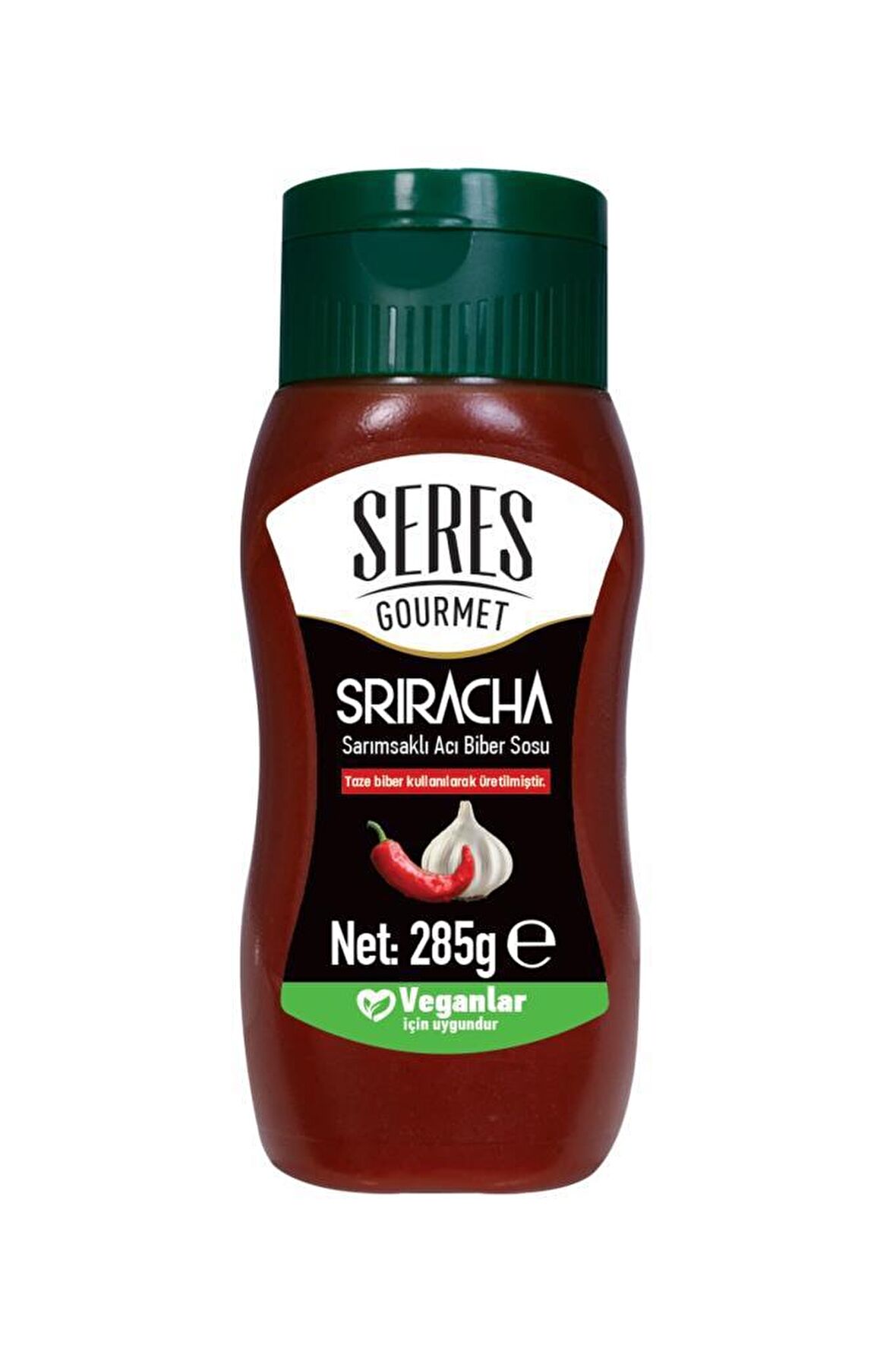 Seres Gourmet Srıracha Sarımsaklı ve Acı Biber Sosu 285 g e