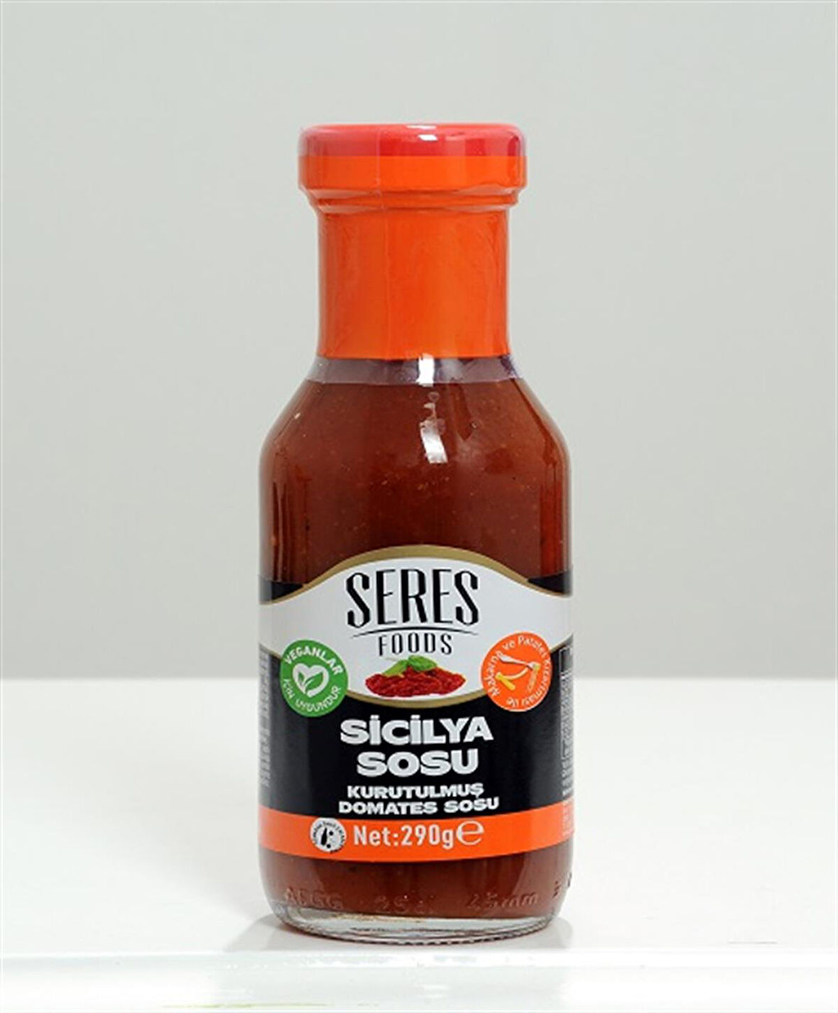 Seres Foods Sicilya Tipi Kurutulmus Domates Sosu Özel Seri Cam 250 ml