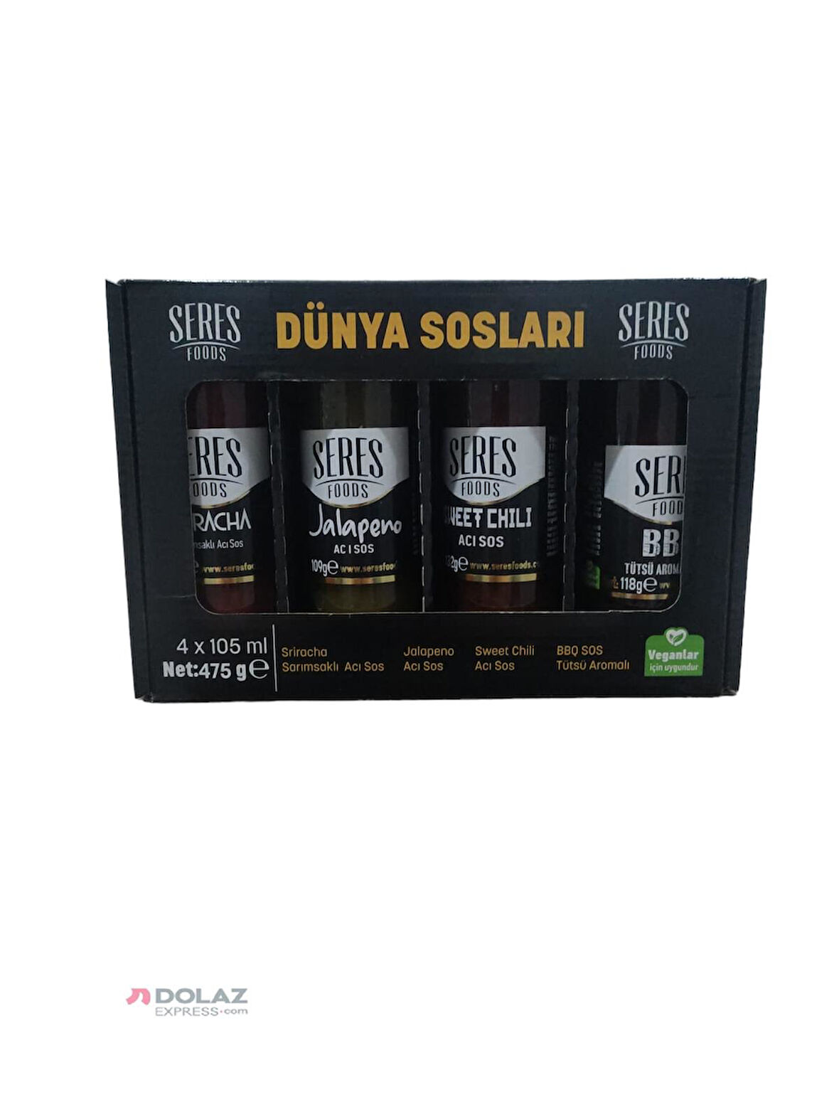 Seres Foods Dünya Sosları Seti 105 ml x 4 adet
