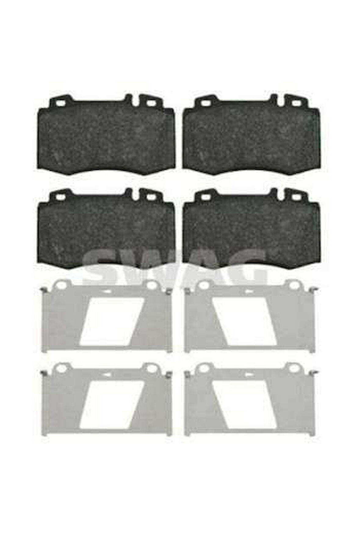 Mercedes Fren Balatası On W203 02>07 S203 02>07 C209 02>09 C219 04>10 W211 02>08 W220 98>05 - Swag 10916454