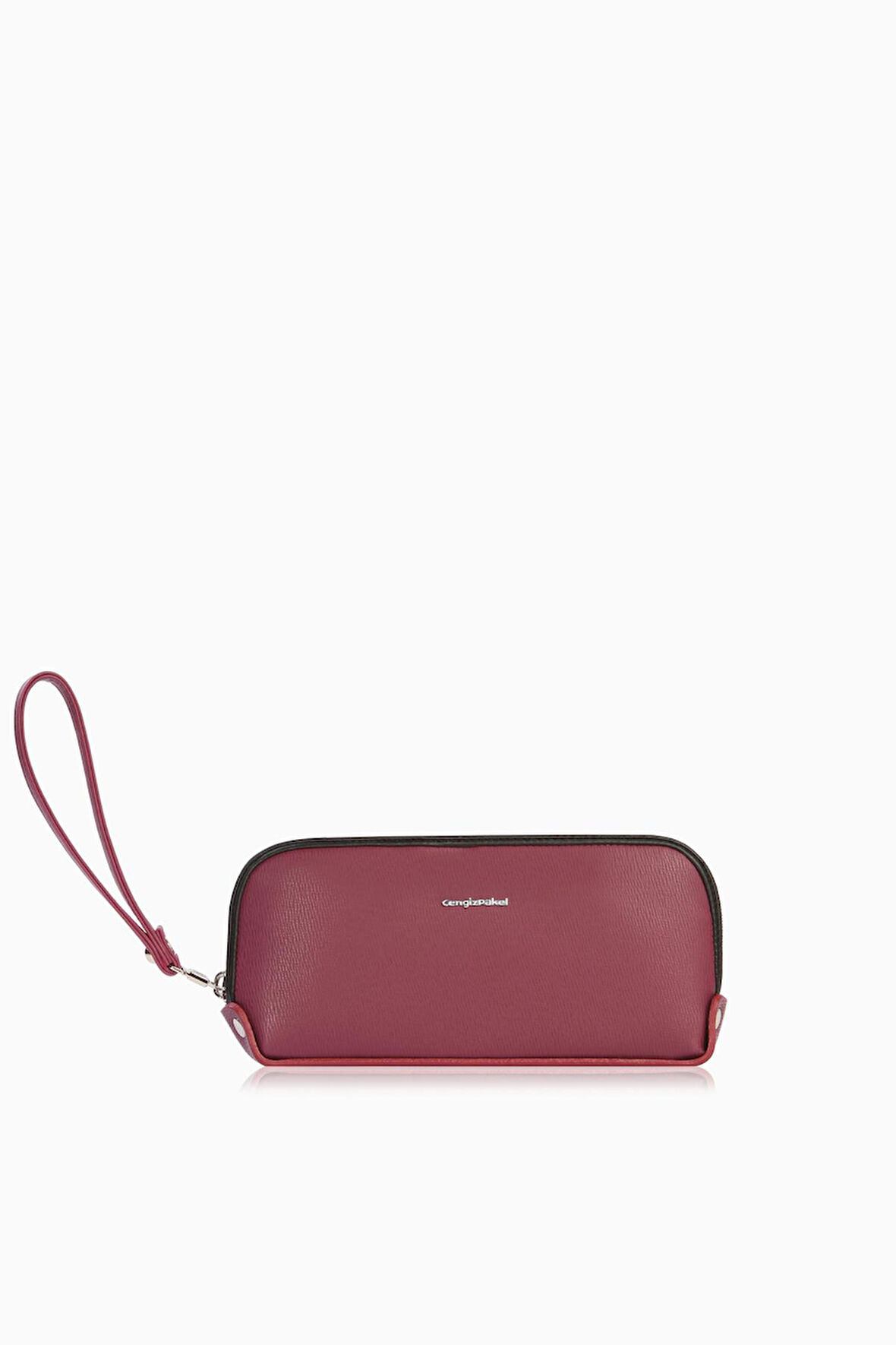 Cengiz Pakel Kadın Cüzdan/Portföy - 65389 - Mürdüm/Siyah