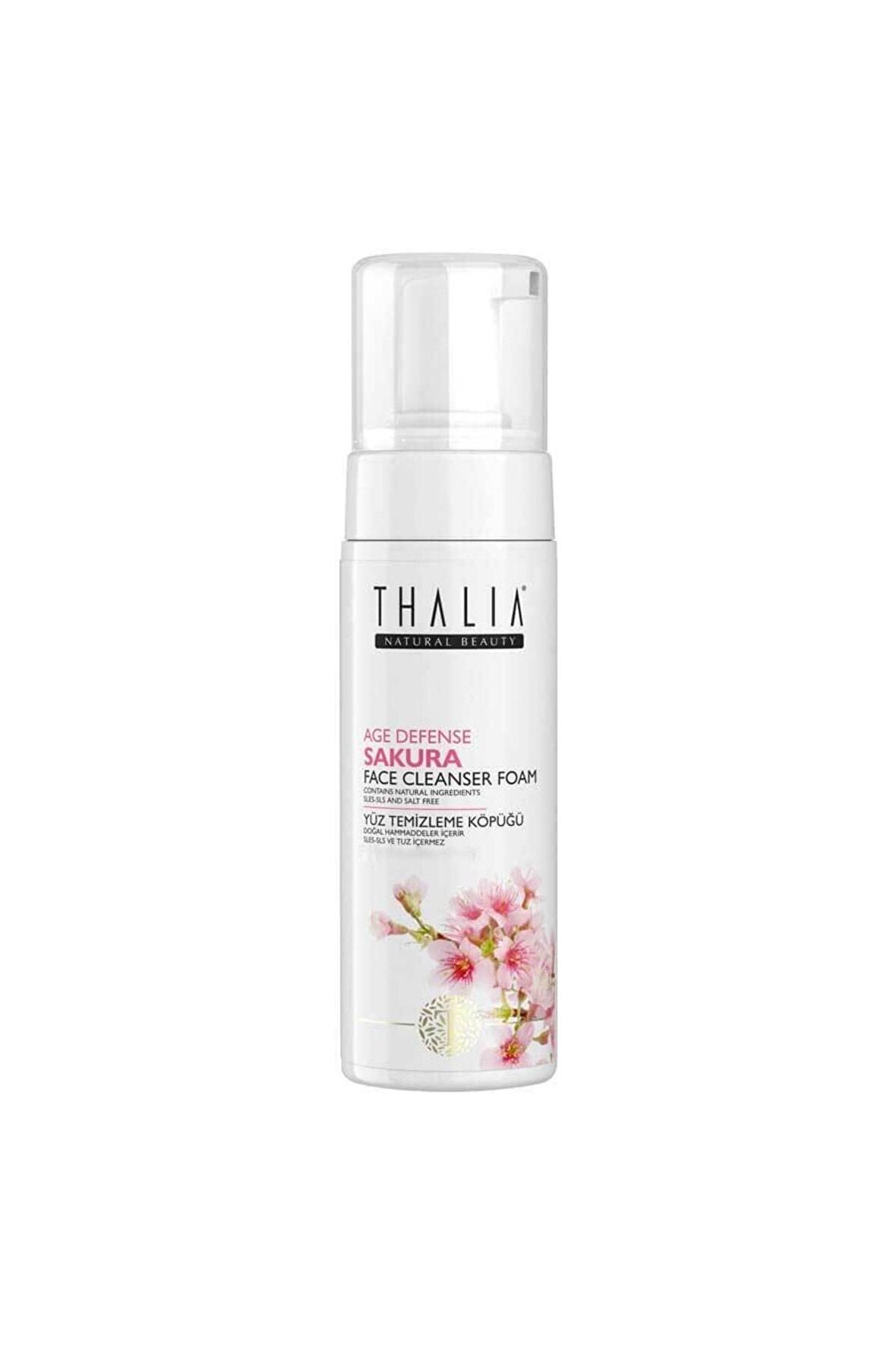 Thalia Kırışıklık Önlemeye Yardımcı Sakura Özlü Yüz Temizleme Köpüğü - 150 ml