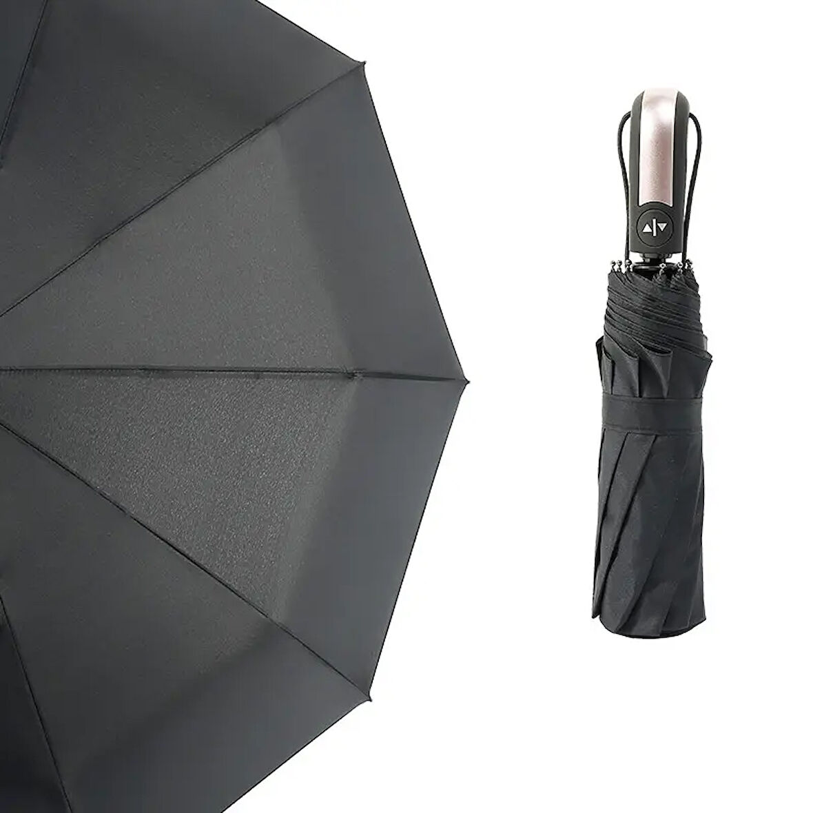 Marlux 10 Telli Siyah Kaliteli Şemsiye