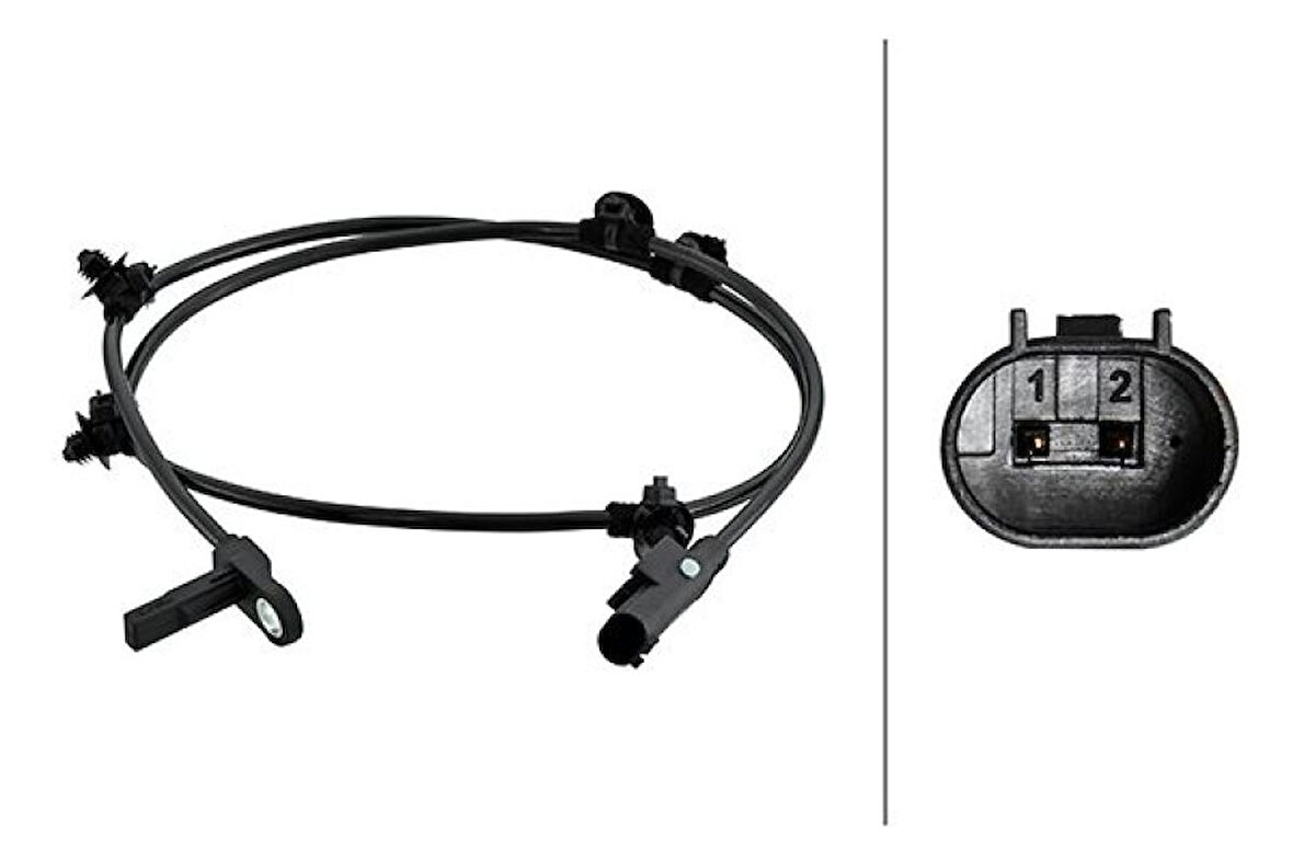 Mercedes Truck Tekerlek Hiz Sensoru,2-Kutuplu,hal Sensoru,mb - Hella 6pu230048-271