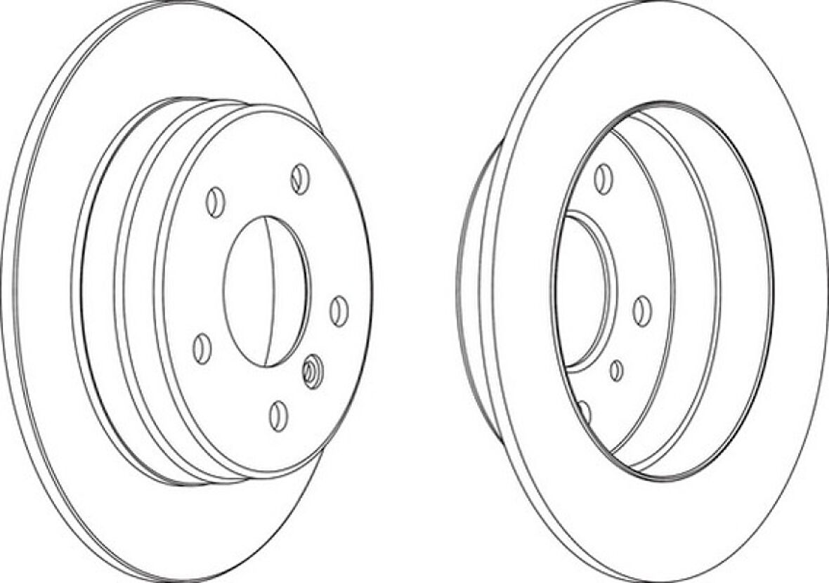 Mercedes Fren Diski Arka - Takım - Frd Ddf1362