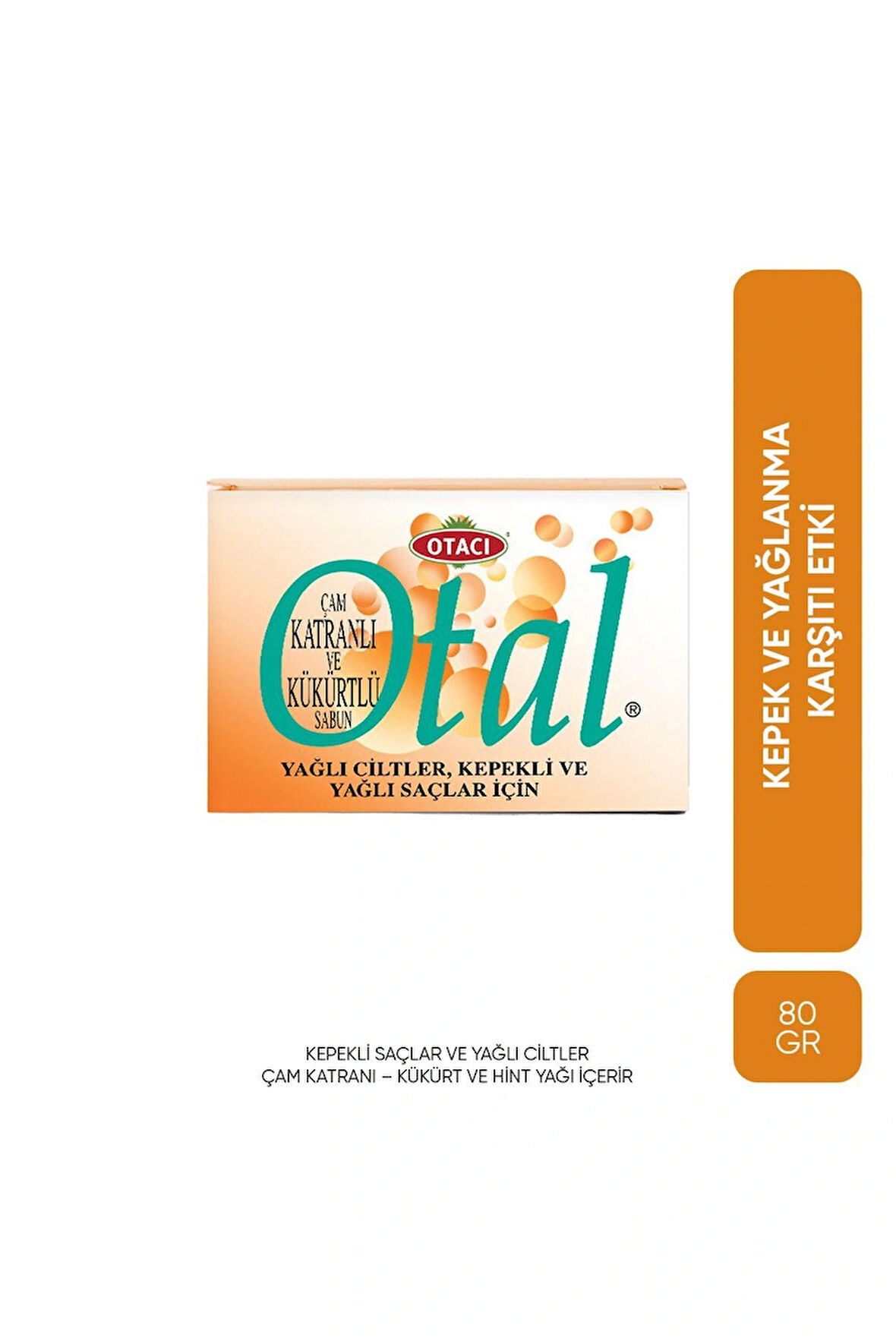  Otacı Otal Çam Katranlı Kükürtlü Sabun 80 gr