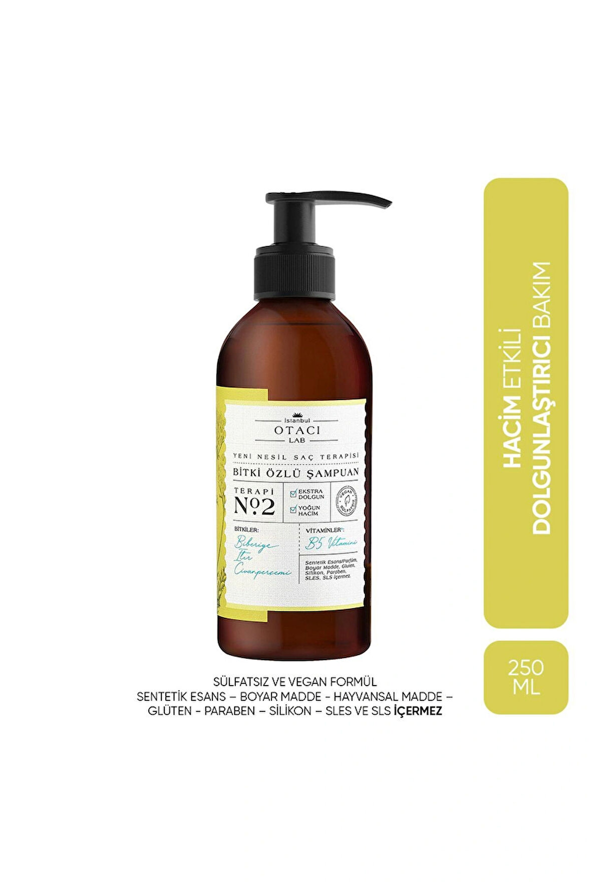 Otacı Tüm Saçlar İçin Hacim Verici Şampuan 250 ml