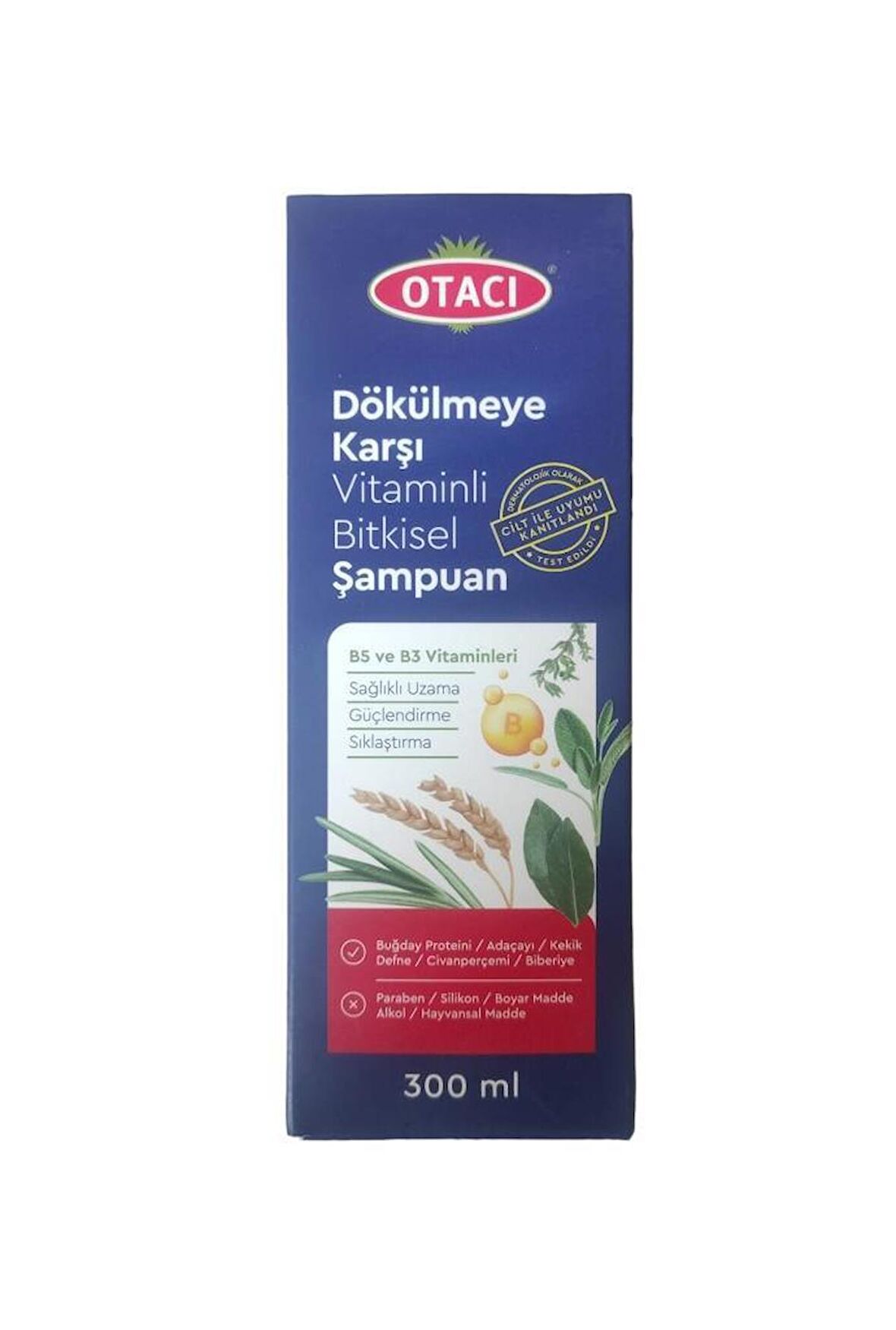 Otacı Dökülmeye Karşı Vitaminli Bitkisel Şampuan 300ml