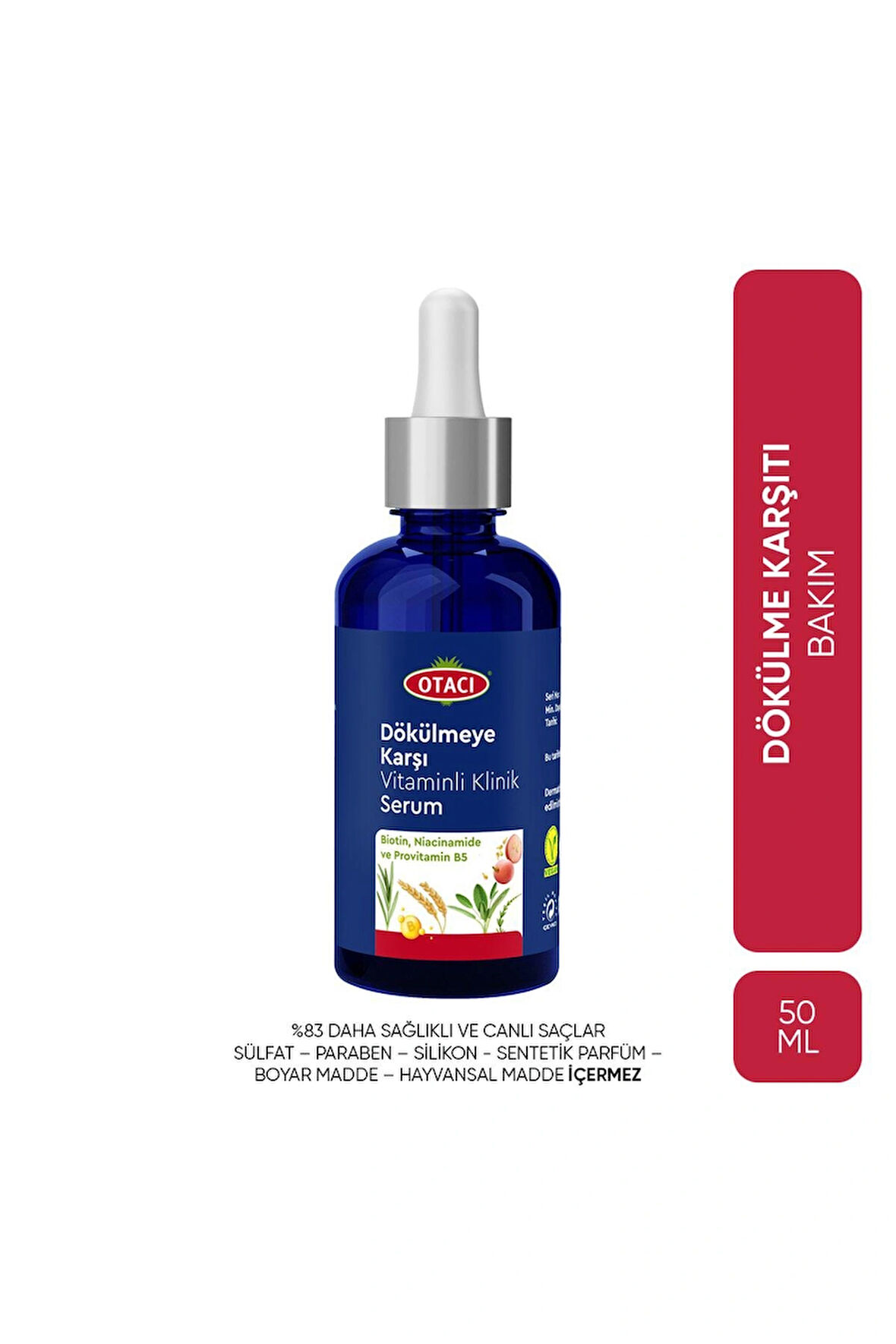 Otacı Dökülmeye Karşı Vitaminli Klinik Serum 50ml