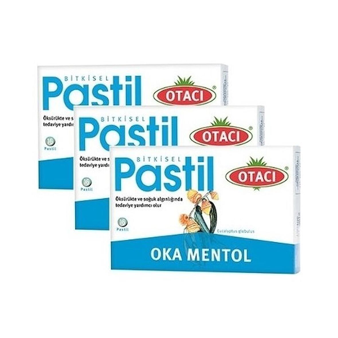 OTACI PASTİL OKA MENTOL X 3ADET